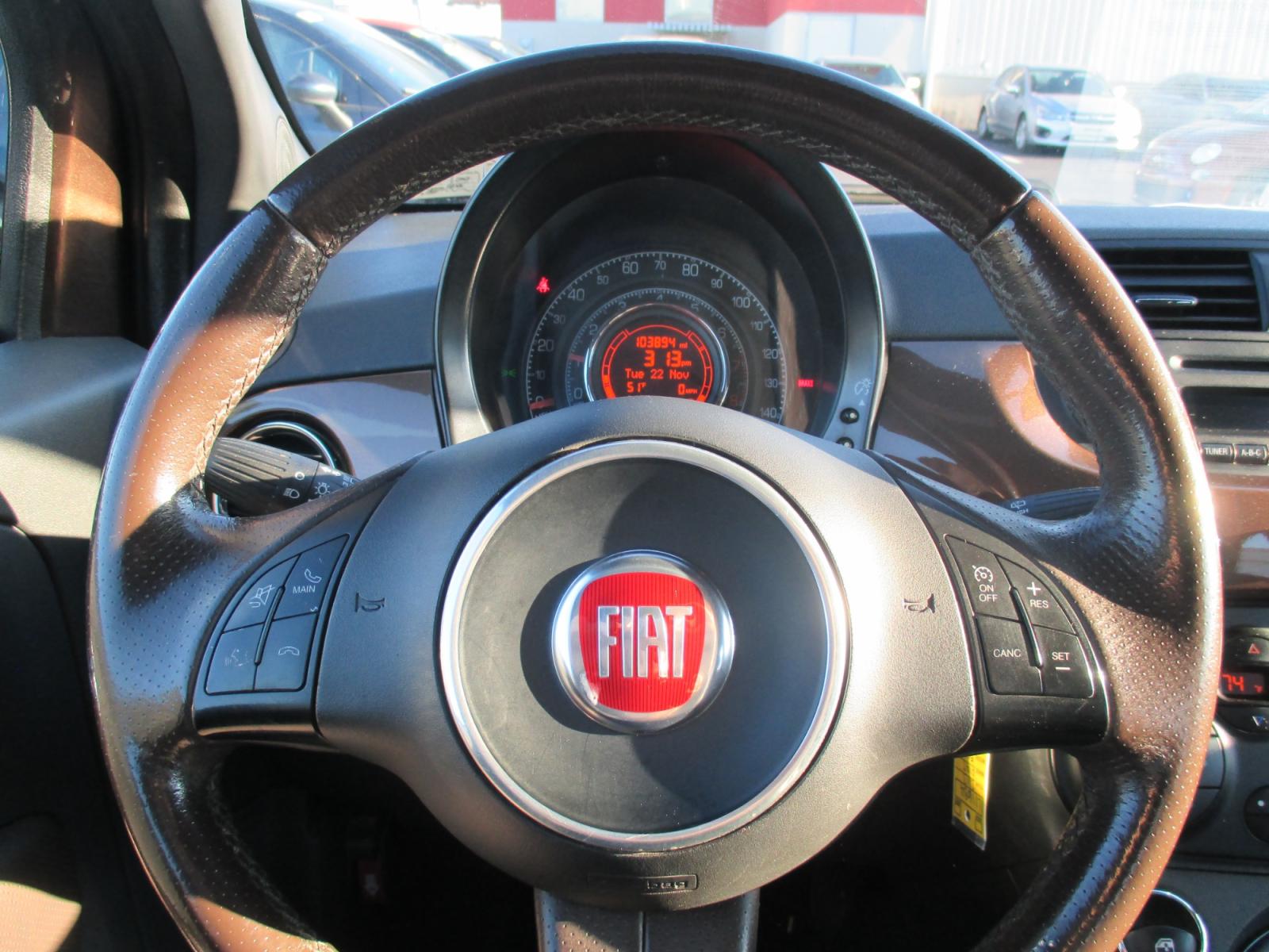 2013 BROWN* Fiat 500 Sport Hatchback (3C3CFFBR5DT) with an 1.4L L4 engine, located at 1254 Manheim Pike, Lancaster, PA, 17601, (717) 393-9133, 40.062870, -76.323273 - Photo #11