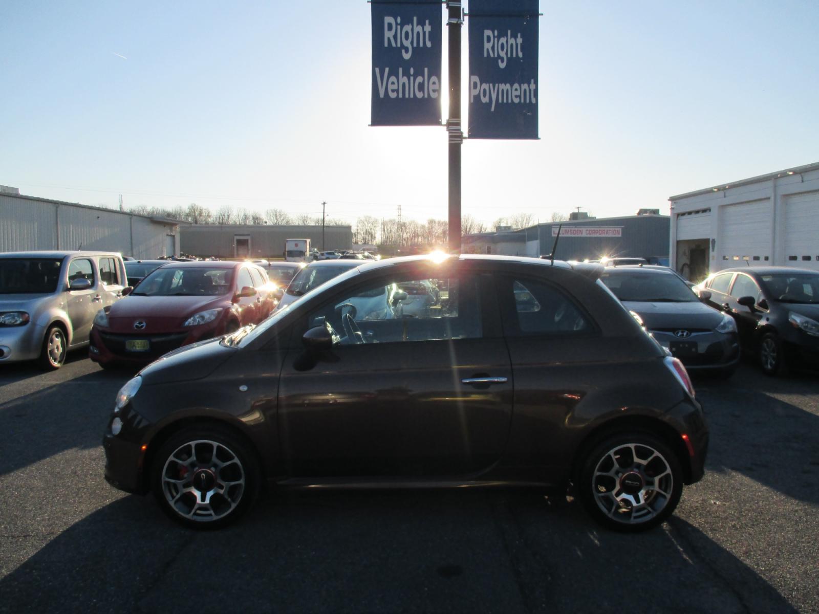2013 BROWN* Fiat 500 Sport Hatchback (3C3CFFBR5DT) with an 1.4L L4 engine, located at 1254 Manheim Pike, Lancaster, PA, 17601, (717) 393-9133, 40.062870, -76.323273 - Photo #6