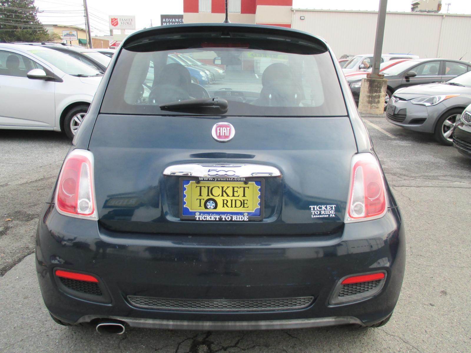 2014 GREEN* Fiat 500 Sport Hatchback (3C3CFFBR8ET) with an 1.4L L4 engine, located at 1254 Manheim Pike, Lancaster, PA, 17601, (717) 393-9133, 40.062870, -76.323273 - Photo #5