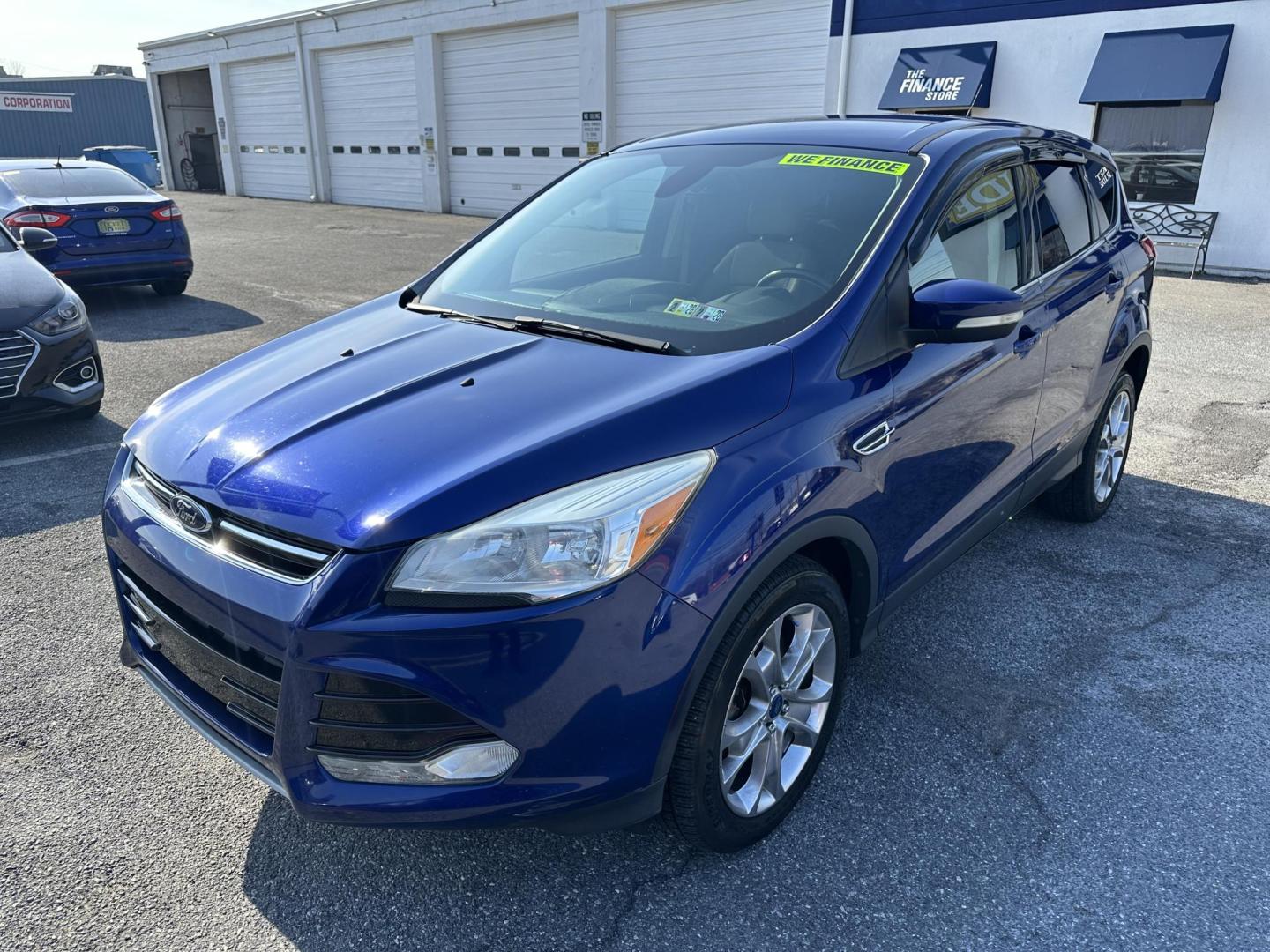 2013 BLUE Ford Escape SEL AWD (1FMCU9HX7DU) with an 1.6L L4 DOHC 16V engine, 6-Speed Automatic transmission, located at 1254 Manheim Pike, Lancaster, PA, 17601, (717) 393-9133, 40.062870, -76.323273 - Photo#0