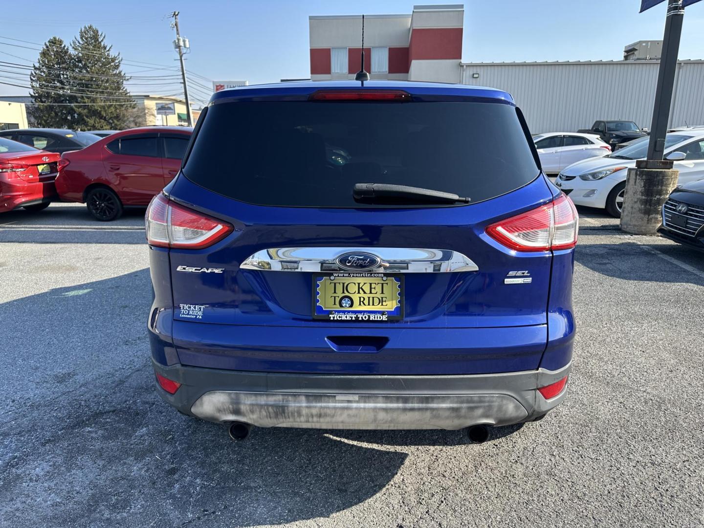 2013 BLUE Ford Escape SEL AWD (1FMCU9HX7DU) with an 1.6L L4 DOHC 16V engine, 6-Speed Automatic transmission, located at 1254 Manheim Pike, Lancaster, PA, 17601, (717) 393-9133, 40.062870, -76.323273 - Photo#5
