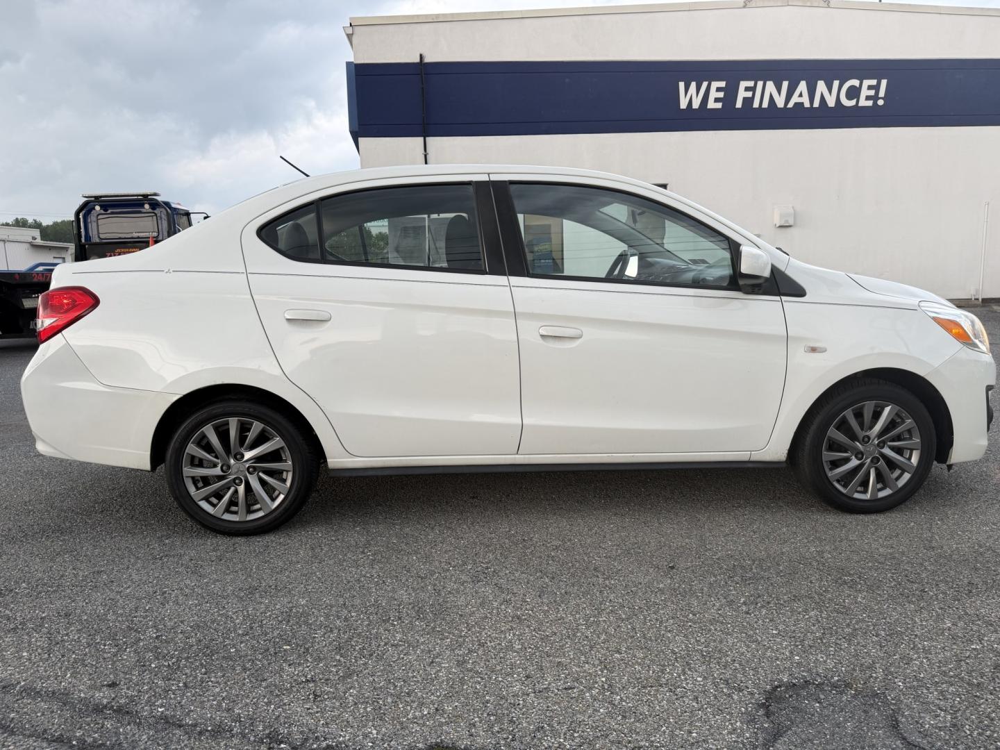 2019 WHITE Mitsubishi Mirage G4 ES 5M (ML32F3FJ1KH) with an 1.2L L3 DOHC engine, 5M transmission, located at 1254 Manheim Pike, Lancaster, PA, 17601, (717) 393-9133, 40.062870, -76.323273- Photo#5