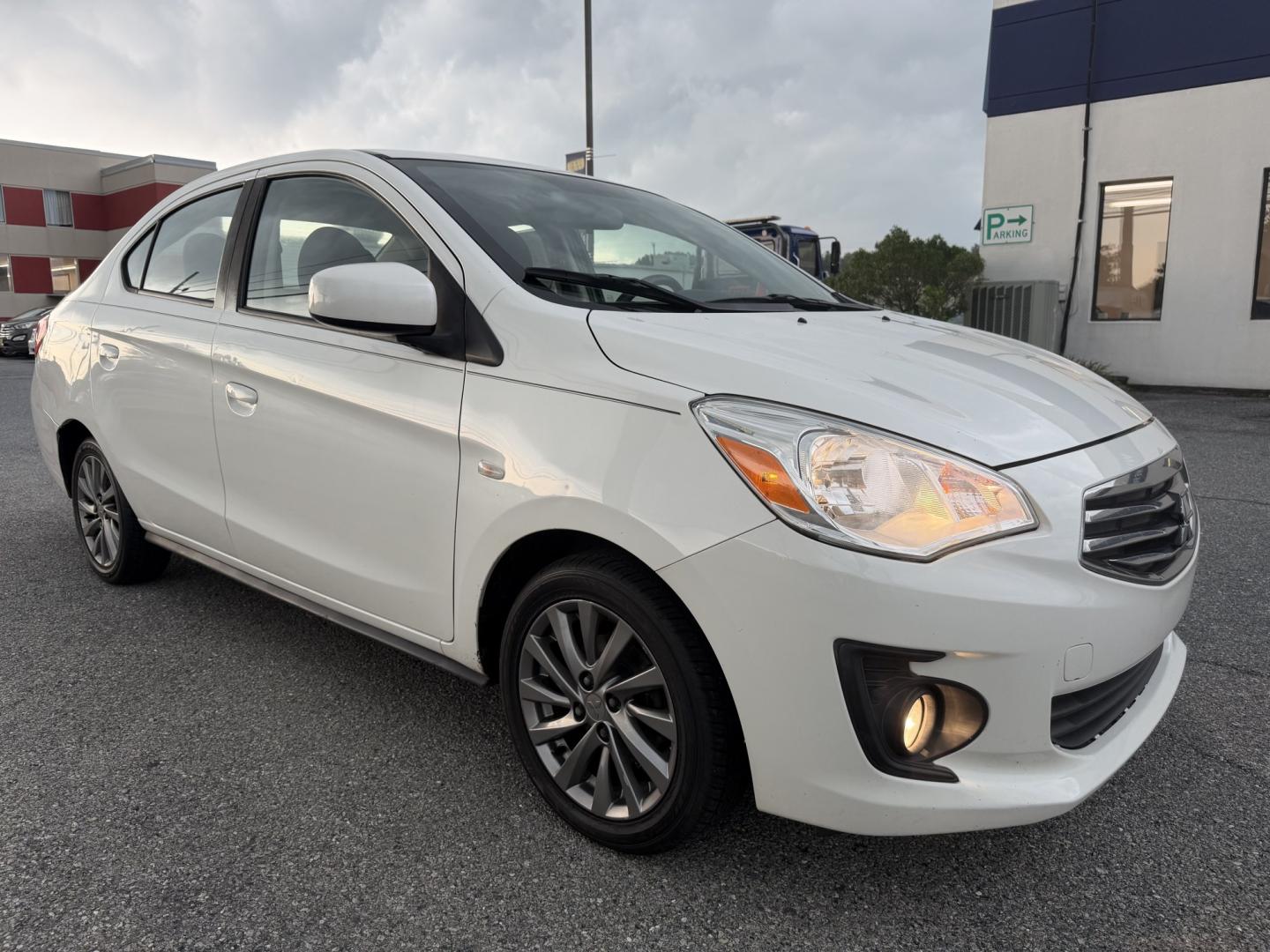 2019 WHITE Mitsubishi Mirage G4 ES 5M (ML32F3FJ1KH) with an 1.2L L3 DOHC engine, 5M transmission, located at 1254 Manheim Pike, Lancaster, PA, 17601, (717) 393-9133, 40.062870, -76.323273- Photo#6