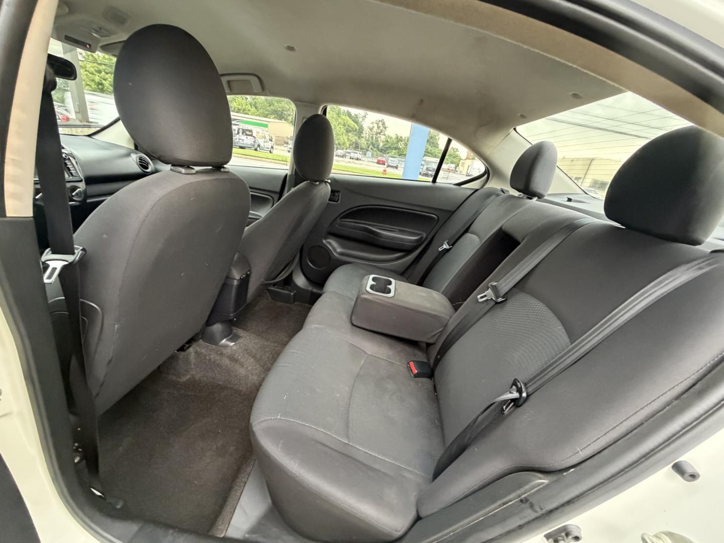 2019 WHITE Mitsubishi Mirage G4 ES 5M (ML32F3FJ1KH) with an 1.2L L3 DOHC engine, 5M transmission, located at 1254 Manheim Pike, Lancaster, PA, 17601, (717) 393-9133, 40.062870, -76.323273- Photo#12