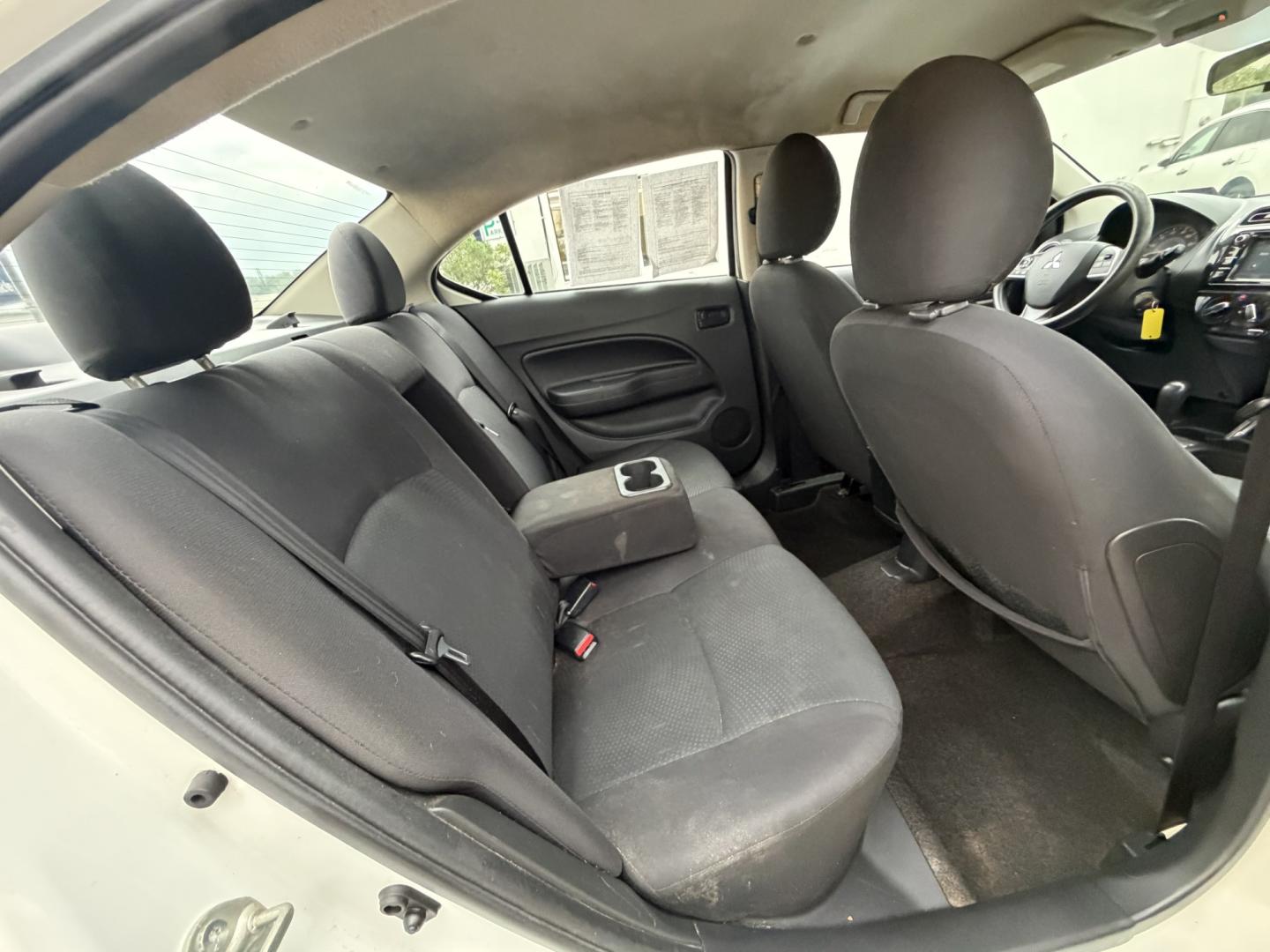 2019 WHITE Mitsubishi Mirage G4 ES 5M (ML32F3FJ1KH) with an 1.2L L3 DOHC engine, 5M transmission, located at 1254 Manheim Pike, Lancaster, PA, 17601, (717) 393-9133, 40.062870, -76.323273- Photo#13