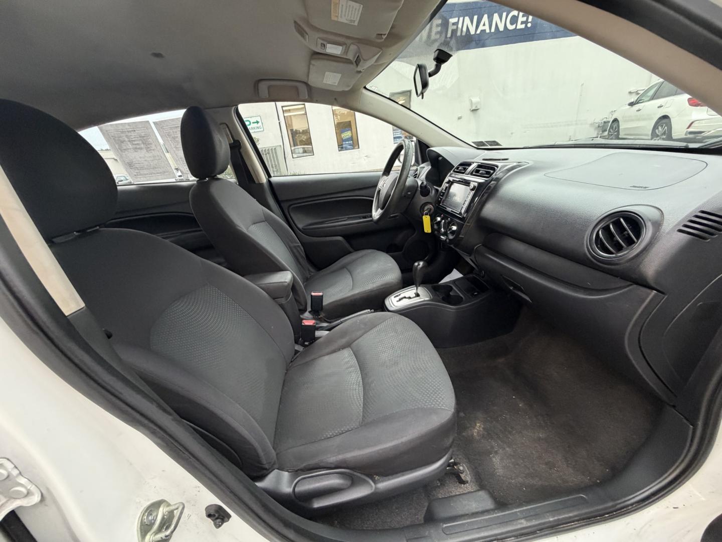 2019 WHITE Mitsubishi Mirage G4 ES 5M (ML32F3FJ1KH) with an 1.2L L3 DOHC engine, 5M transmission, located at 1254 Manheim Pike, Lancaster, PA, 17601, (717) 393-9133, 40.062870, -76.323273- Photo#14