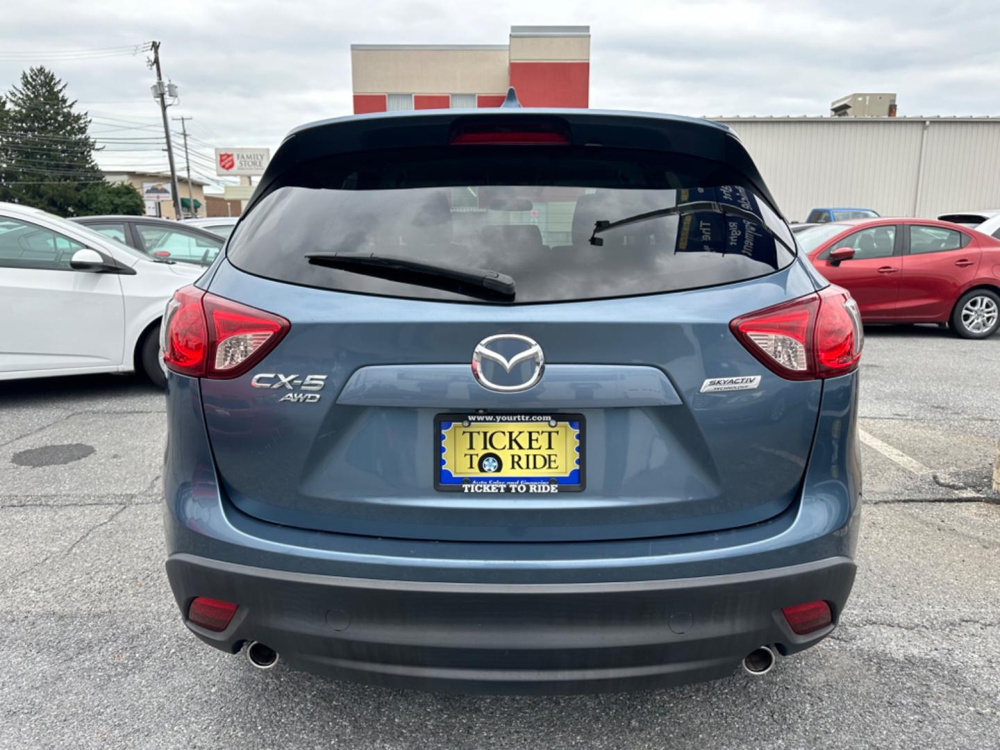 2015 BLUE Mazda CX-5 Touring AWD (JM3KE4CY7F0) with an 2.5L L4 DOHC 16V engine, 6-Speed Automatic transmission, located at 1254 Manheim Pike, Lancaster, PA, 17601, (717) 393-9133, 40.062870, -76.323273 - Photo#5