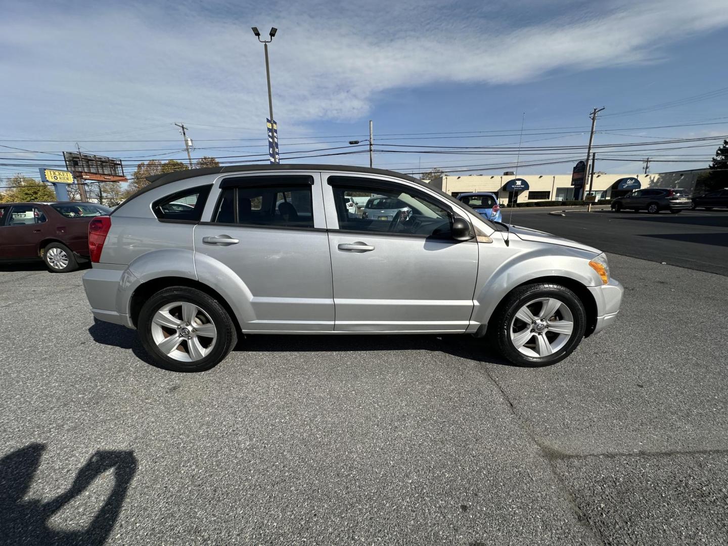 2012 SILVER Dodge Caliber SXT (1C3CDWDA2CD) with an 2.0L L4 DOHC 16V engine, located at 1254 Manheim Pike, Lancaster, PA, 17601, (717) 393-9133, 40.062870, -76.323273 - Photo#1