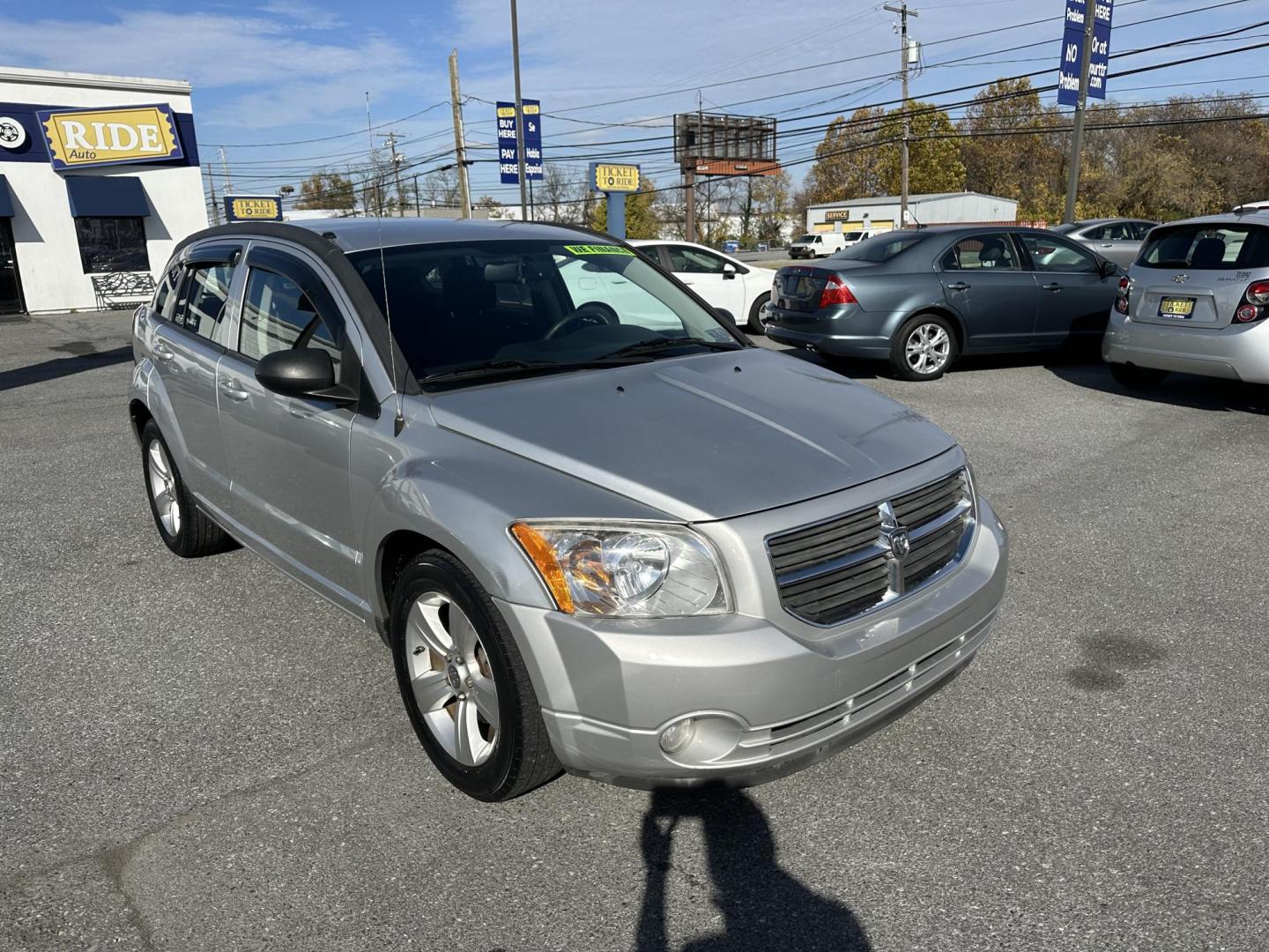2012 SILVER Dodge Caliber SXT (1C3CDWDA2CD) with an 2.0L L4 DOHC 16V engine, located at 1254 Manheim Pike, Lancaster, PA, 17601, (717) 393-9133, 40.062870, -76.323273 - Photo#2