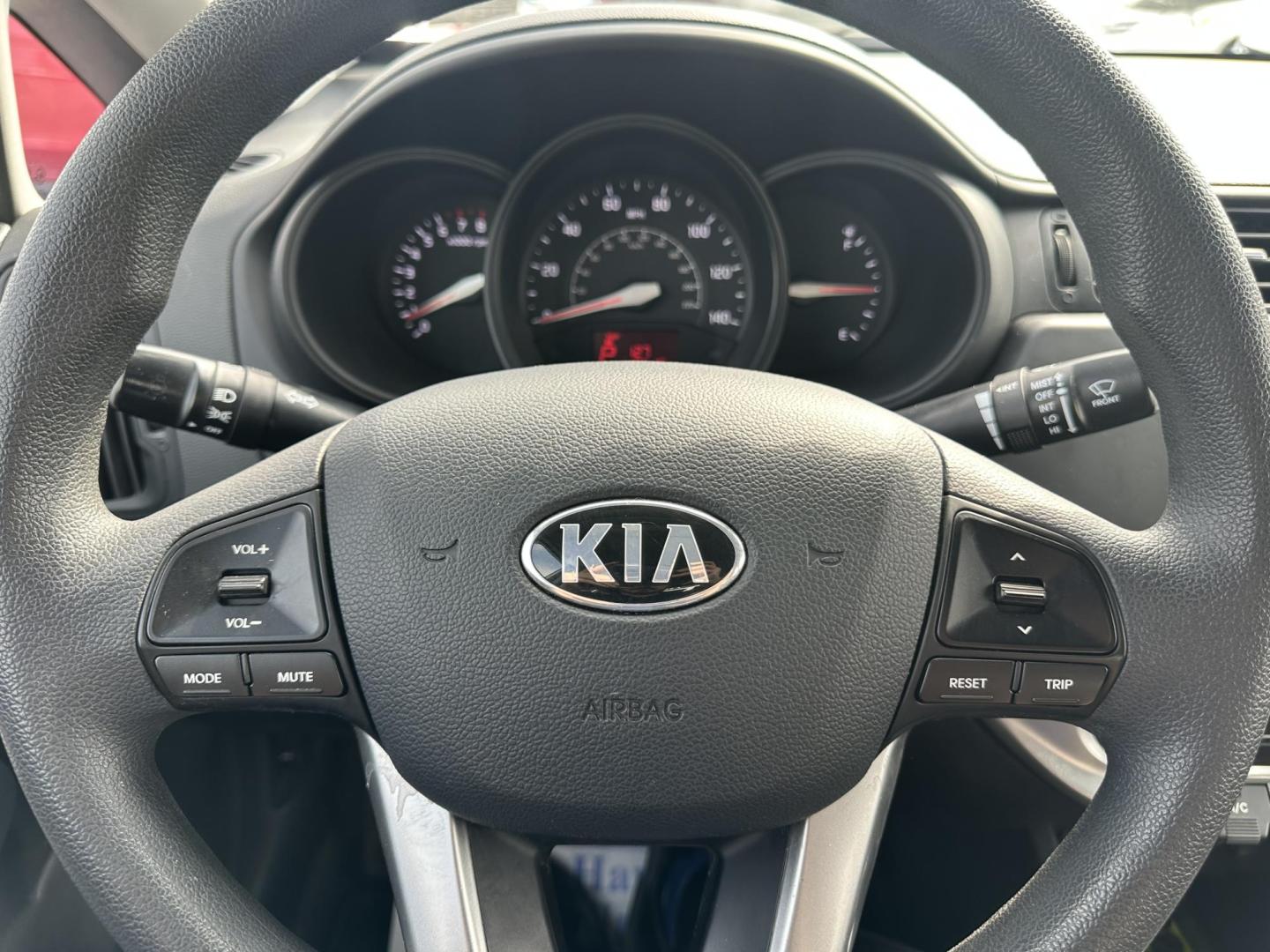 2013 WHITE Kia Rio LX (KNADM4A30D6) with an 1.6L L4 DOHC 16V engine, located at 1254 Manheim Pike, Lancaster, PA, 17601, (717) 393-9133, 40.062870, -76.323273 - Photo#8