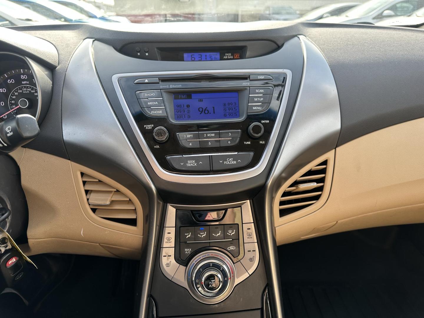 2013 TAUPE Hyundai Elantra Limited (5NPDH4AE7DH) with an 1.8L L4 DOHC 16V engine, 6-Speed Automatic transmission, located at 1254 Manheim Pike, Lancaster, PA, 17601, (717) 393-9133, 40.062870, -76.323273 - Photo#16