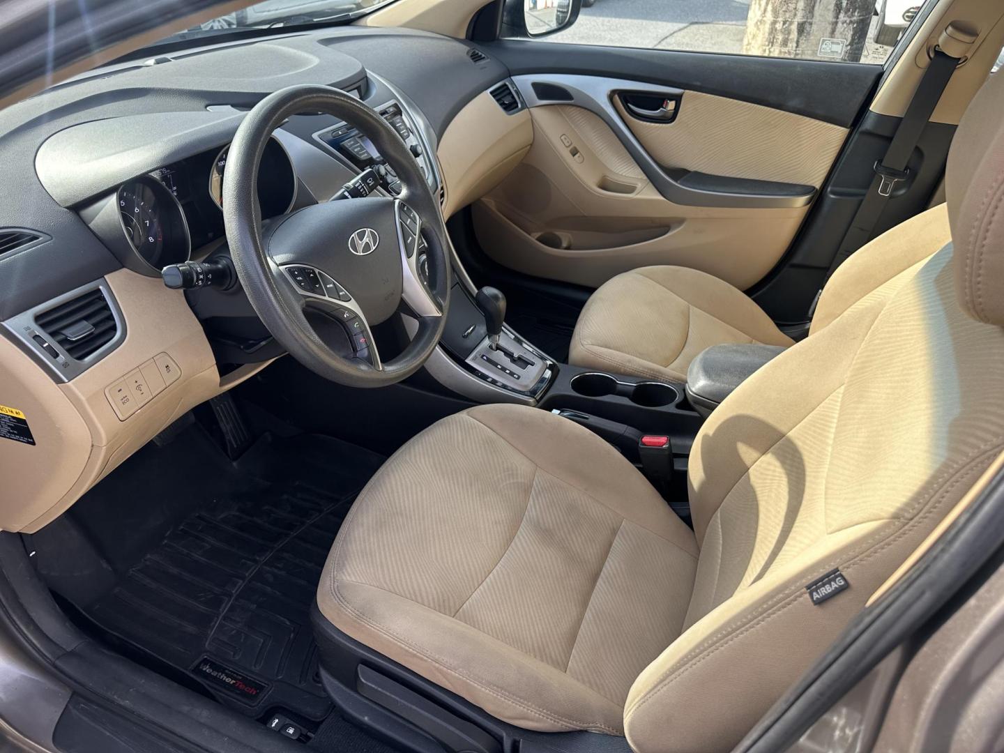 2013 TAUPE Hyundai Elantra Limited (5NPDH4AE7DH) with an 1.8L L4 DOHC 16V engine, 6-Speed Automatic transmission, located at 1254 Manheim Pike, Lancaster, PA, 17601, (717) 393-9133, 40.062870, -76.323273 - Photo#6