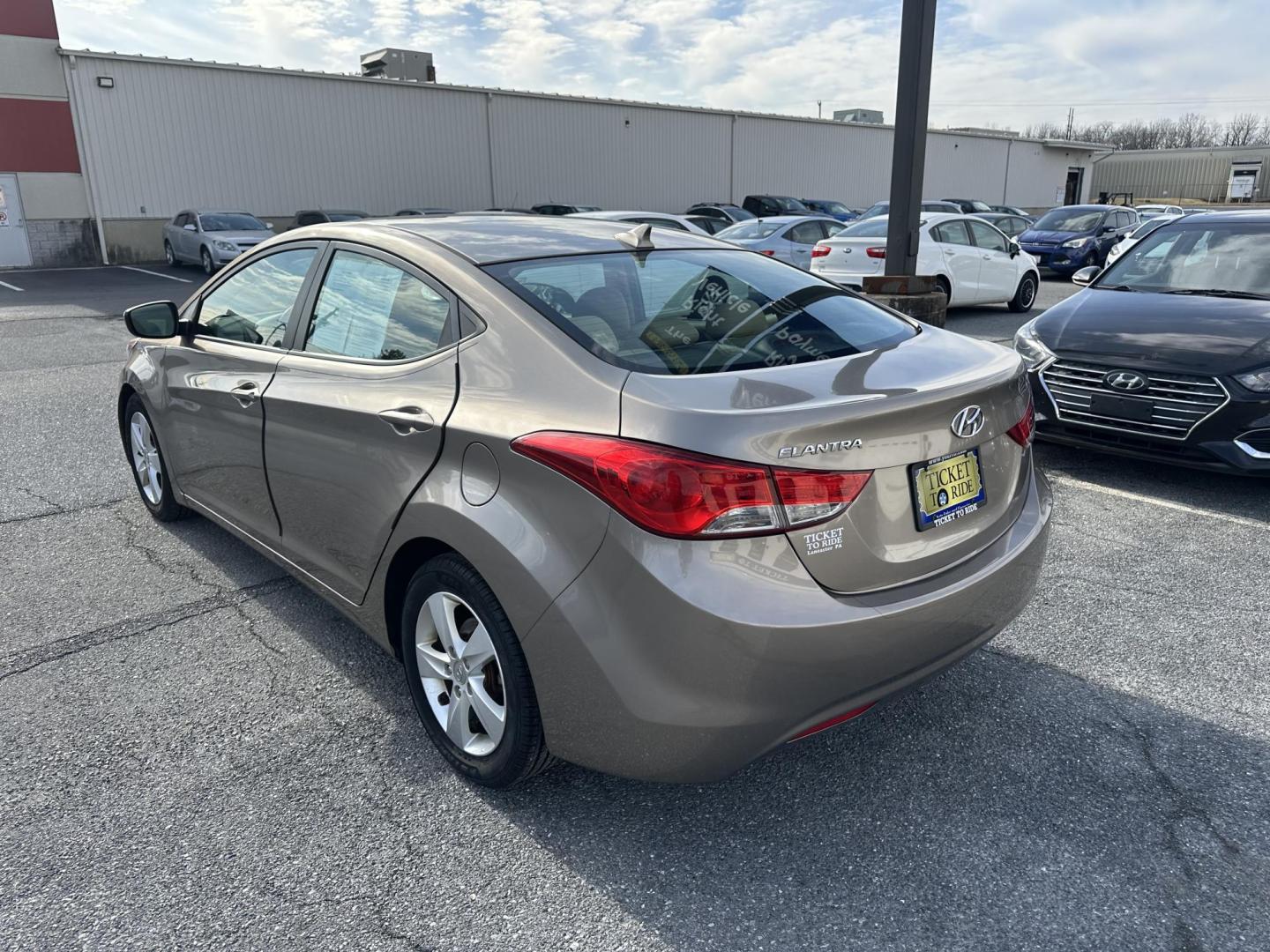 2013 TAUPE Hyundai Elantra Limited (5NPDH4AE7DH) with an 1.8L L4 DOHC 16V engine, 6-Speed Automatic transmission, located at 1254 Manheim Pike, Lancaster, PA, 17601, (717) 393-9133, 40.062870, -76.323273 - Photo#9