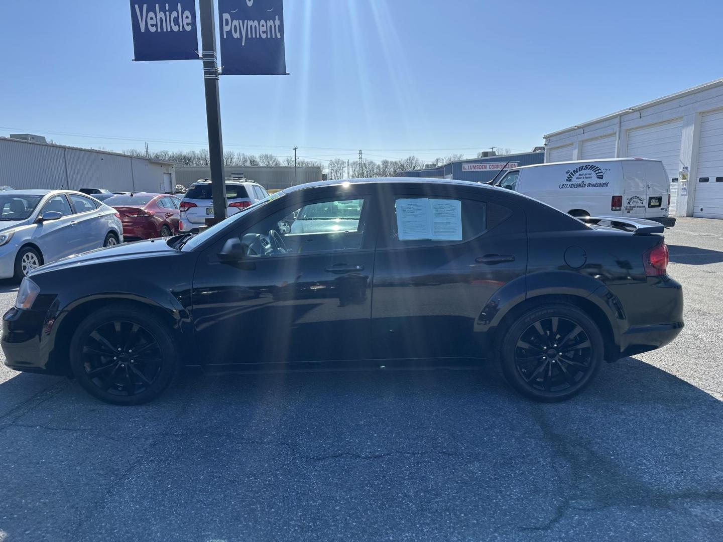 2014 BLACK Dodge Avenger SE (1C3CDZAB1EN) with an 2.4L L4 DOHC 16V engine, 4-Speed Automatic transmission, located at 1254 Manheim Pike, Lancaster, PA, 17601, (717) 393-9133, 40.062870, -76.323273 - Photo#8