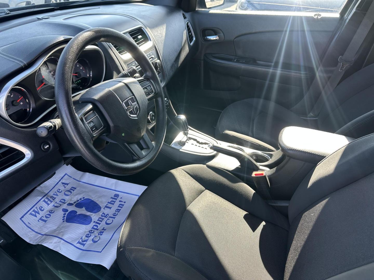 2014 BLACK Dodge Avenger SE (1C3CDZAB1EN) with an 2.4L L4 DOHC 16V engine, 4-Speed Automatic transmission, located at 1254 Manheim Pike, Lancaster, PA, 17601, (717) 393-9133, 40.062870, -76.323273 - Photo#9