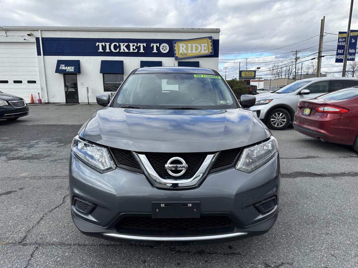 2016 GRAY Nissan Rogue S AWD (JN8AT2MV3GW) with an 2.5L L4 DOHC 16V engine, CVT transmission, located at 1254 Manheim Pike, Lancaster, PA, 17601, (717) 393-9133, 40.062870, -76.323273 - Photo#1