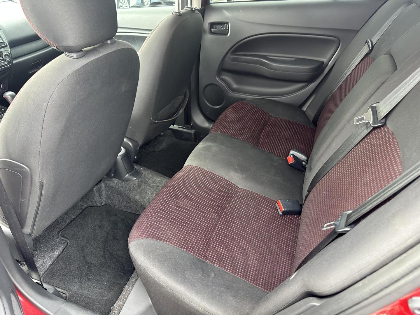 2020 RED Mitsubishi Mirage G4 SE (ML32F4FJ7LH) with an 1.2L L3 DOHC engine, CVT transmission, located at 1254 Manheim Pike, Lancaster, PA, 17601, (717) 393-9133, 40.062870, -76.323273 - Photo#11