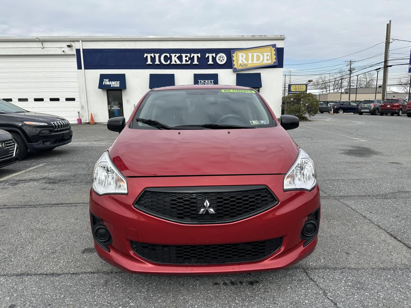 2020 RED Mitsubishi Mirage G4 SE (ML32F4FJ7LH) with an 1.2L L3 DOHC engine, CVT transmission, located at 1254 Manheim Pike, Lancaster, PA, 17601, (717) 393-9133, 40.062870, -76.323273 - Photo#1