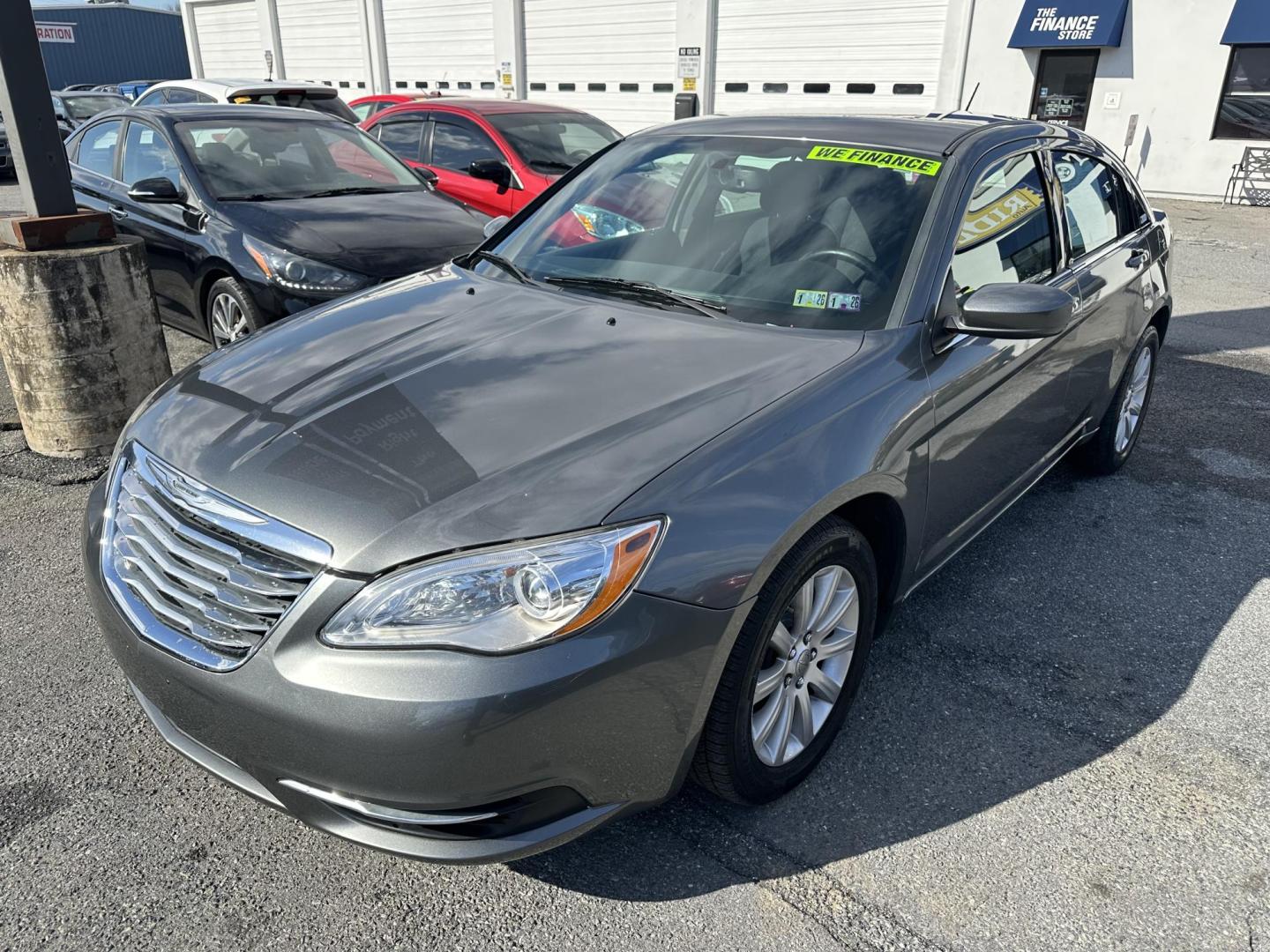 2013 GRAY Chrysler 200 Touring (1C3CCBBB6DN) with an 2.4L L4 DOHC 16V engine, 6-Speed Automatic transmission, located at 1254 Manheim Pike, Lancaster, PA, 17601, (717) 393-9133, 40.062870, -76.323273 - Photo#1