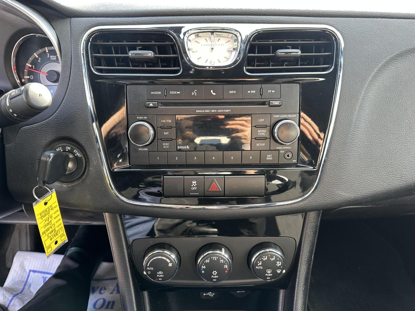 2013 GRAY Chrysler 200 Touring (1C3CCBBB6DN) with an 2.4L L4 DOHC 16V engine, 6-Speed Automatic transmission, located at 1254 Manheim Pike, Lancaster, PA, 17601, (717) 393-9133, 40.062870, -76.323273 - Photo#16