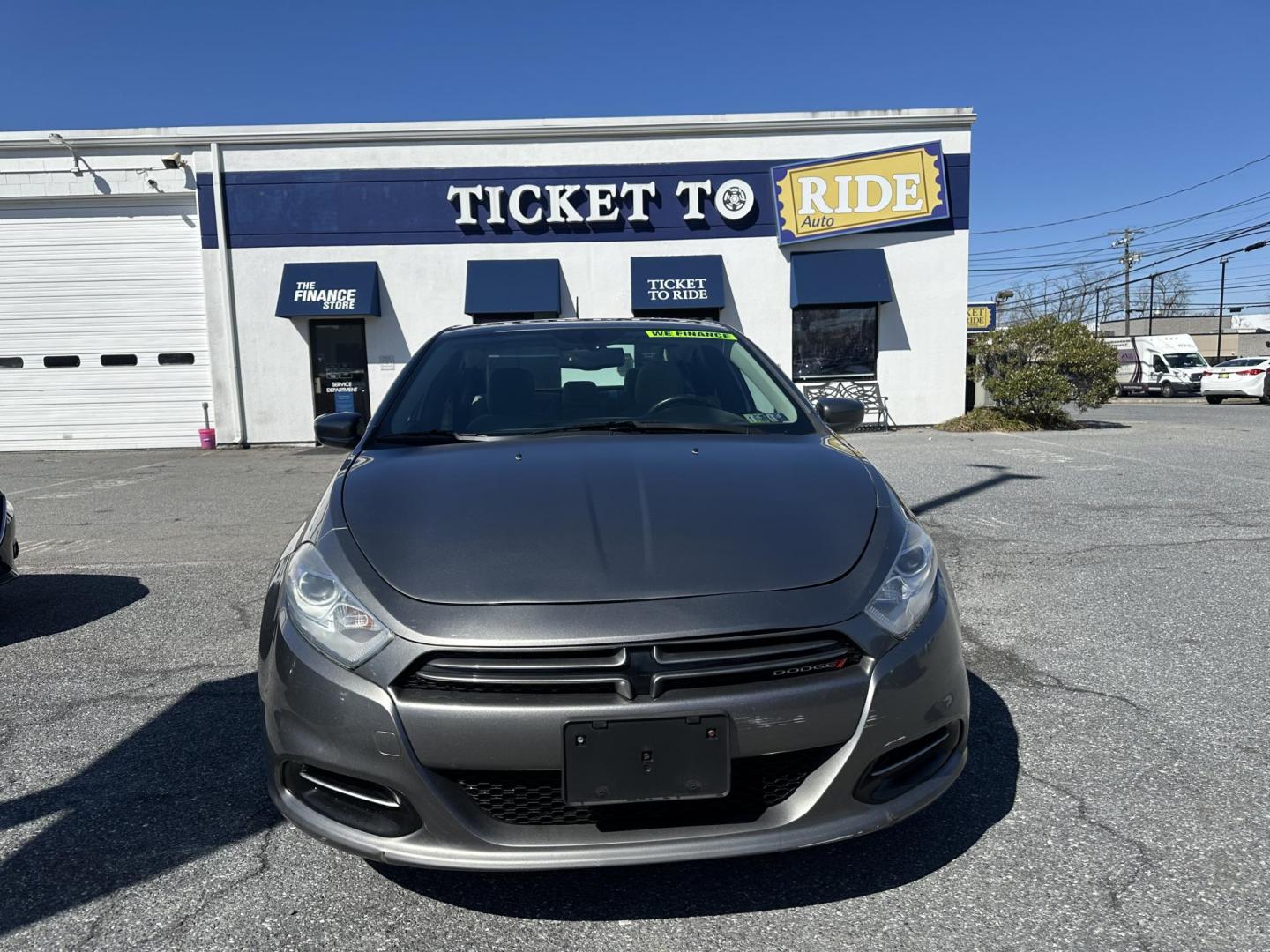 2013 GRAY Dodge Dart SXT (1C3CDFBA0DD) with an 2.0L L4 DOHC 16V TURBO engine, located at 1254 Manheim Pike, Lancaster, PA, 17601, (717) 393-9133, 40.062870, -76.323273 - Photo#1