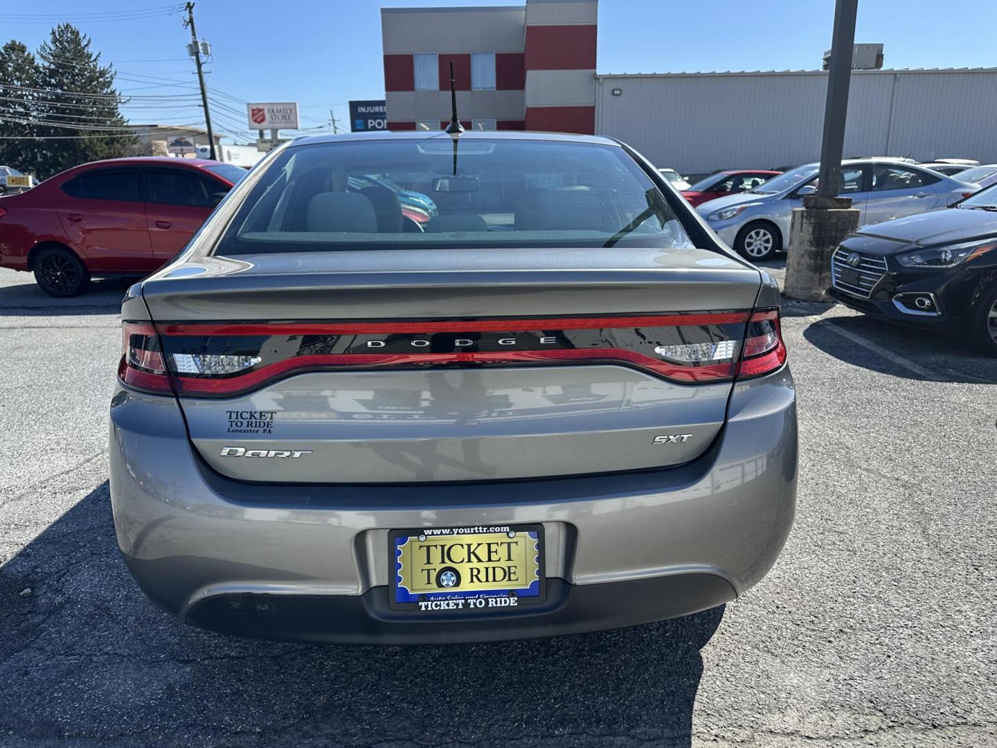 2013 GRAY Dodge Dart SXT (1C3CDFBA0DD) with an 2.0L L4 DOHC 16V TURBO engine, located at 1254 Manheim Pike, Lancaster, PA, 17601, (717) 393-9133, 40.062870, -76.323273 - Photo#8