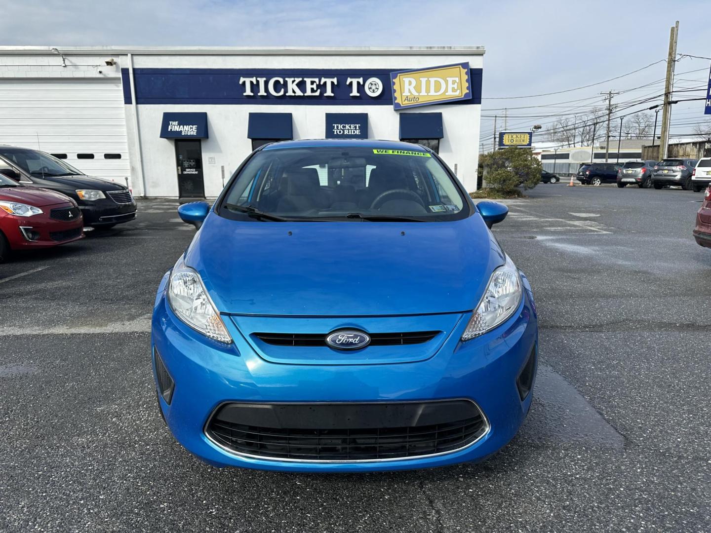 2012 BLUE* Ford Fiesta SE Hatchback (3FADP4EJ3CM) with an 1.6L L4 DOHC 16V engine, located at 1254 Manheim Pike, Lancaster, PA, 17601, (717) 393-9133, 40.062870, -76.323273 - Photo#1