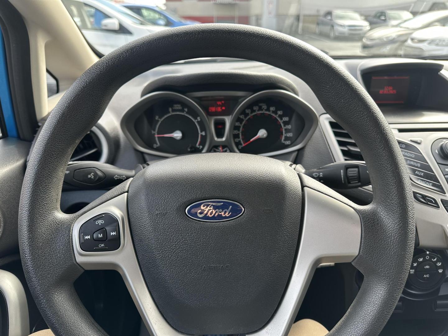 2012 BLUE* Ford Fiesta SE Hatchback (3FADP4EJ3CM) with an 1.6L L4 DOHC 16V engine, located at 1254 Manheim Pike, Lancaster, PA, 17601, (717) 393-9133, 40.062870, -76.323273 - Photo#10