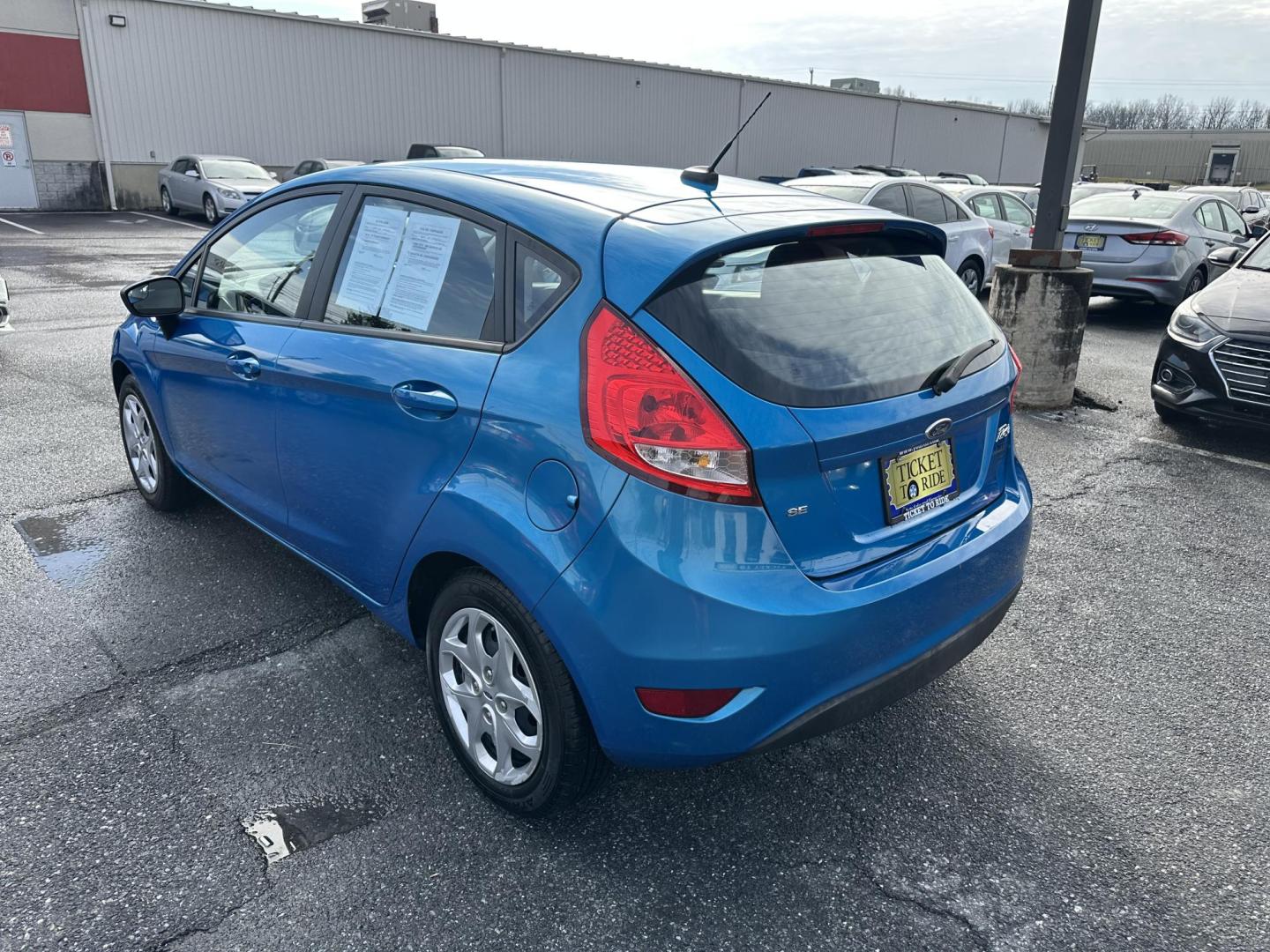 2012 BLUE* Ford Fiesta SE Hatchback (3FADP4EJ3CM) with an 1.6L L4 DOHC 16V engine, located at 1254 Manheim Pike, Lancaster, PA, 17601, (717) 393-9133, 40.062870, -76.323273 - Photo#7