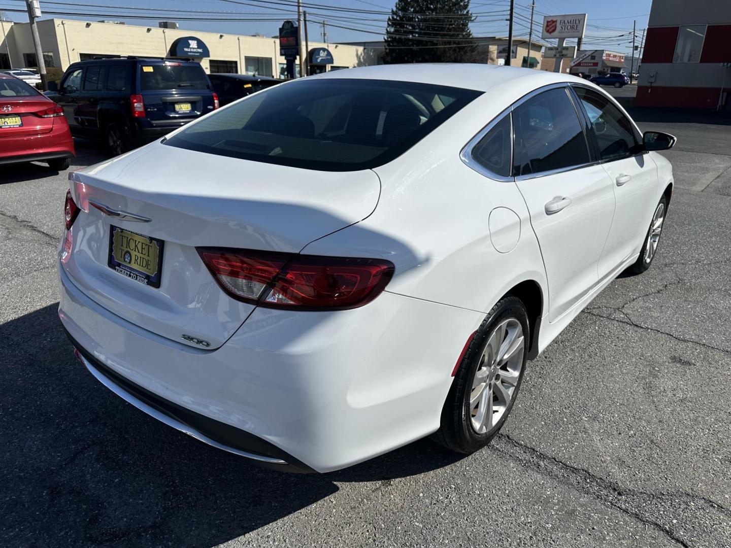 2015 WHITE Chrysler 200 Limited (1C3CCCAB8FN) with an 2.4L L4 DOHC 16V engine, 9-Speed Automatic transmission, located at 1254 Manheim Pike, Lancaster, PA, 17601, (717) 393-9133, 40.062870, -76.323273 - Photo#5
