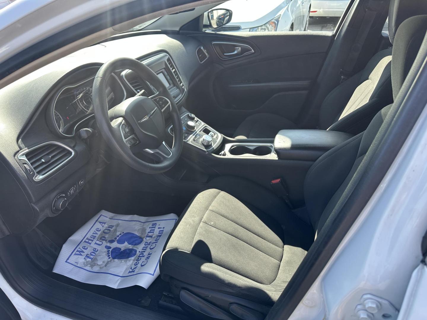 2015 WHITE Chrysler 200 Limited (1C3CCCAB8FN) with an 2.4L L4 DOHC 16V engine, 9-Speed Automatic transmission, located at 1254 Manheim Pike, Lancaster, PA, 17601, (717) 393-9133, 40.062870, -76.323273 - Photo#6