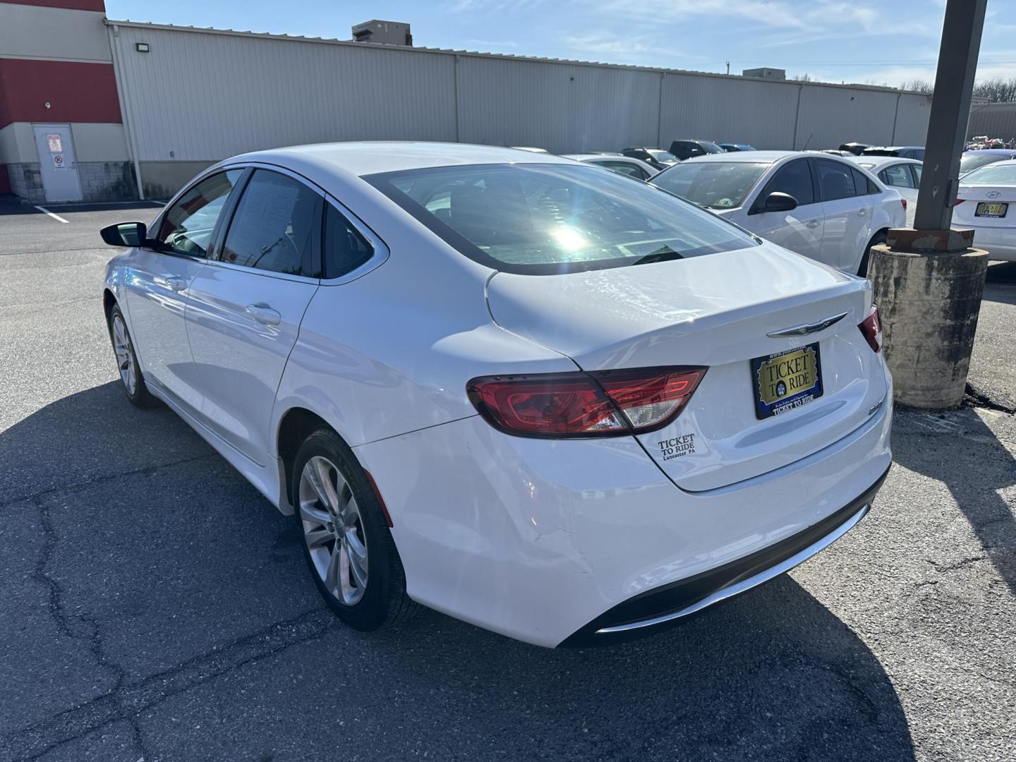 2015 WHITE Chrysler 200 Limited (1C3CCCAB8FN) with an 2.4L L4 DOHC 16V engine, 9-Speed Automatic transmission, located at 1254 Manheim Pike, Lancaster, PA, 17601, (717) 393-9133, 40.062870, -76.323273 - Photo#8