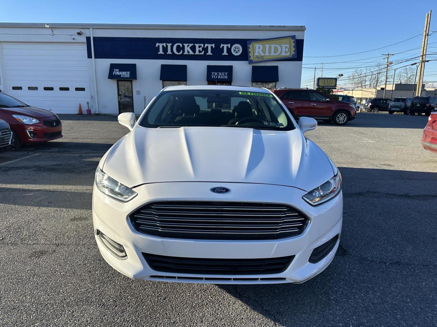2014 WHITE Ford Fusion SE (1FA6P0H72E5) with an 2.5L L4 DOHC 16V engine, located at 1254 Manheim Pike, Lancaster, PA, 17601, (717) 393-9133, 40.062870, -76.323273 - Photo#0