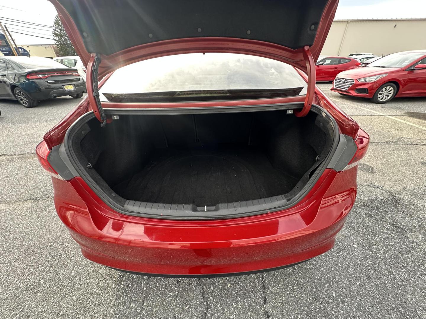 2017 RED Hyundai Elantra Limited (5NPD84LF8HH) with an 1.8L L4 DOHC 16V engine, 6A transmission, located at 1254 Manheim Pike, Lancaster, PA, 17601, (717) 393-9133, 40.062870, -76.323273 - Photo#7