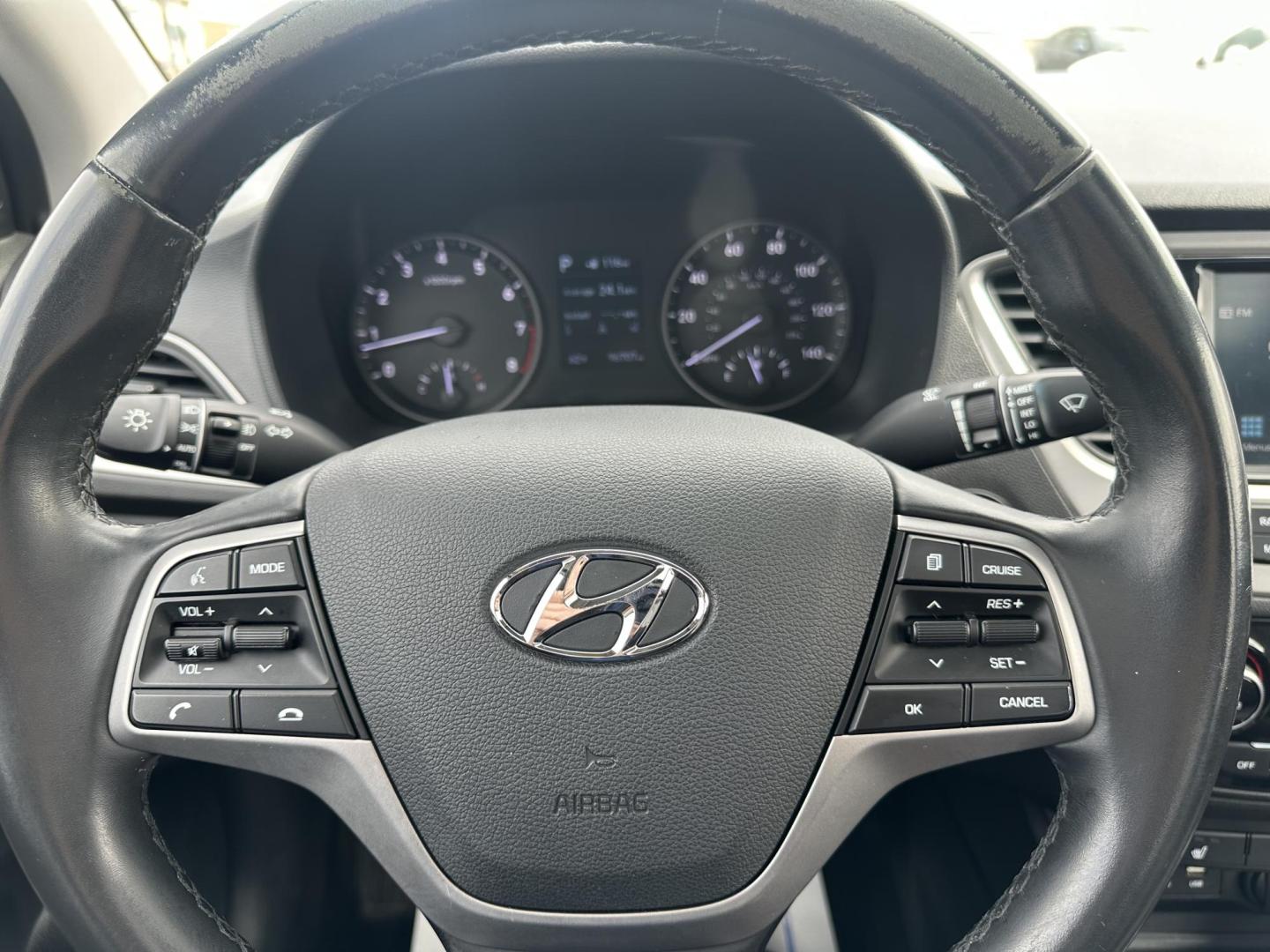 2018 BLACK Hyundai Accent Limited 4-Door 6A (3KPC34A35JE) with an 1.6L L4 DOHC 16V engine, 6A transmission, located at 1254 Manheim Pike, Lancaster, PA, 17601, (717) 393-9133, 40.062870, -76.323273 - Photo#8