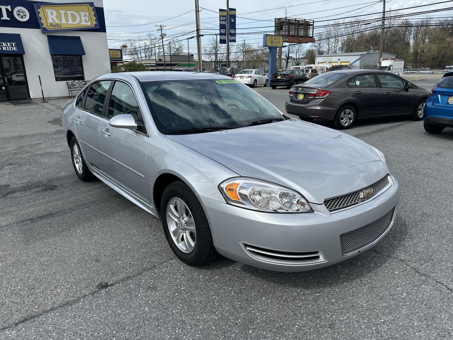 2013 SILVER Chevrolet Impala LS (2G1WA5E33D1) with an 3.6L V6 DOHC 16V FFV engine, 6-Speed Automatic transmission, located at 1254 Manheim Pike, Lancaster, PA, 17601, (717) 393-9133, 40.062870, -76.323273 - Photo#2