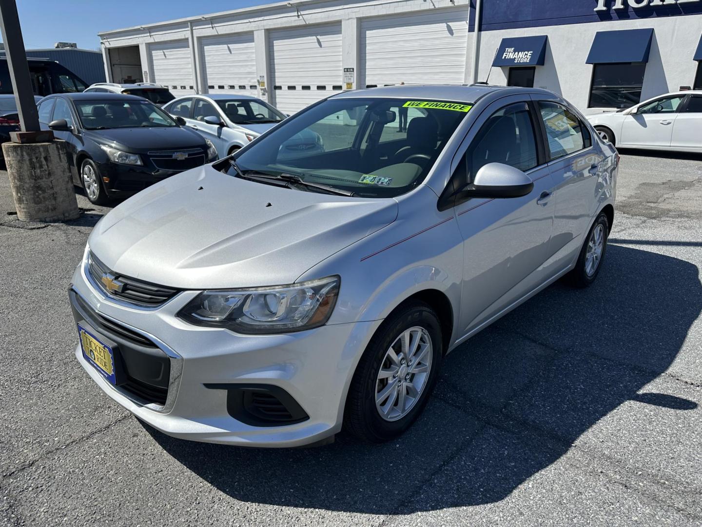 2017 SILVER Chevrolet Sonic LT Manual Sedan (1G1JD5SH5H4) with an 1.8L L4 DOHC 24V engine, 5M transmission, located at 1254 Manheim Pike, Lancaster, PA, 17601, (717) 393-9133, 40.062870, -76.323273 - Photo#0