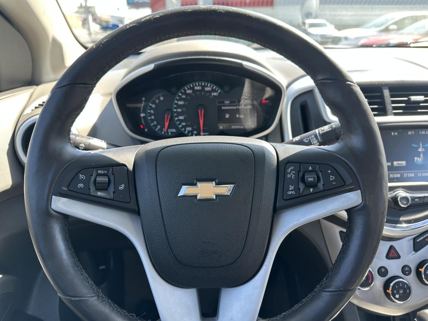 2017 SILVER Chevrolet Sonic LT Manual Sedan (1G1JD5SH5H4) with an 1.8L L4 DOHC 24V engine, 5M transmission, located at 1254 Manheim Pike, Lancaster, PA, 17601, (717) 393-9133, 40.062870, -76.323273 - Photo#13