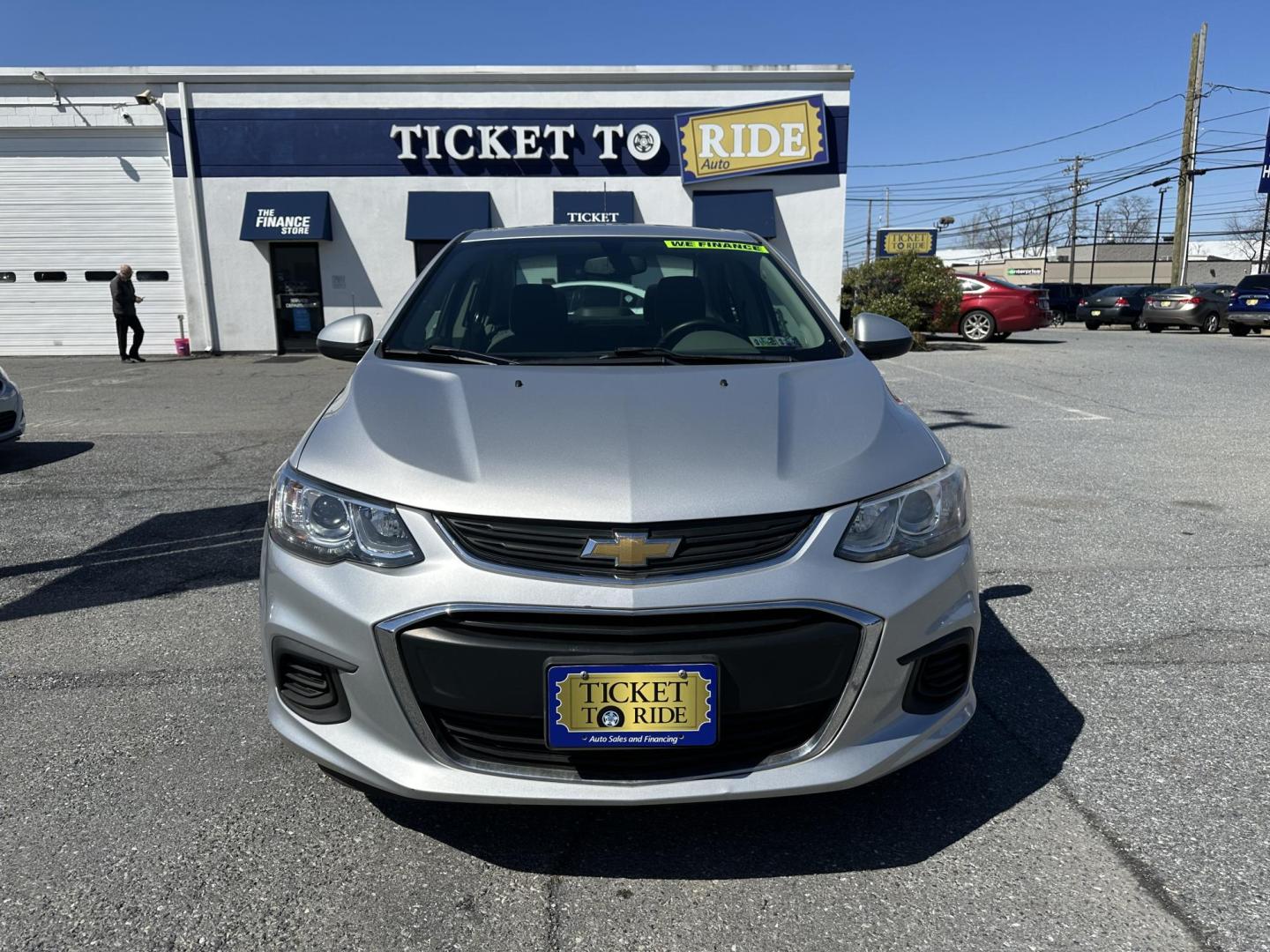 2017 SILVER Chevrolet Sonic LT Manual Sedan (1G1JD5SH5H4) with an 1.8L L4 DOHC 24V engine, 5M transmission, located at 1254 Manheim Pike, Lancaster, PA, 17601, (717) 393-9133, 40.062870, -76.323273 - Photo#2
