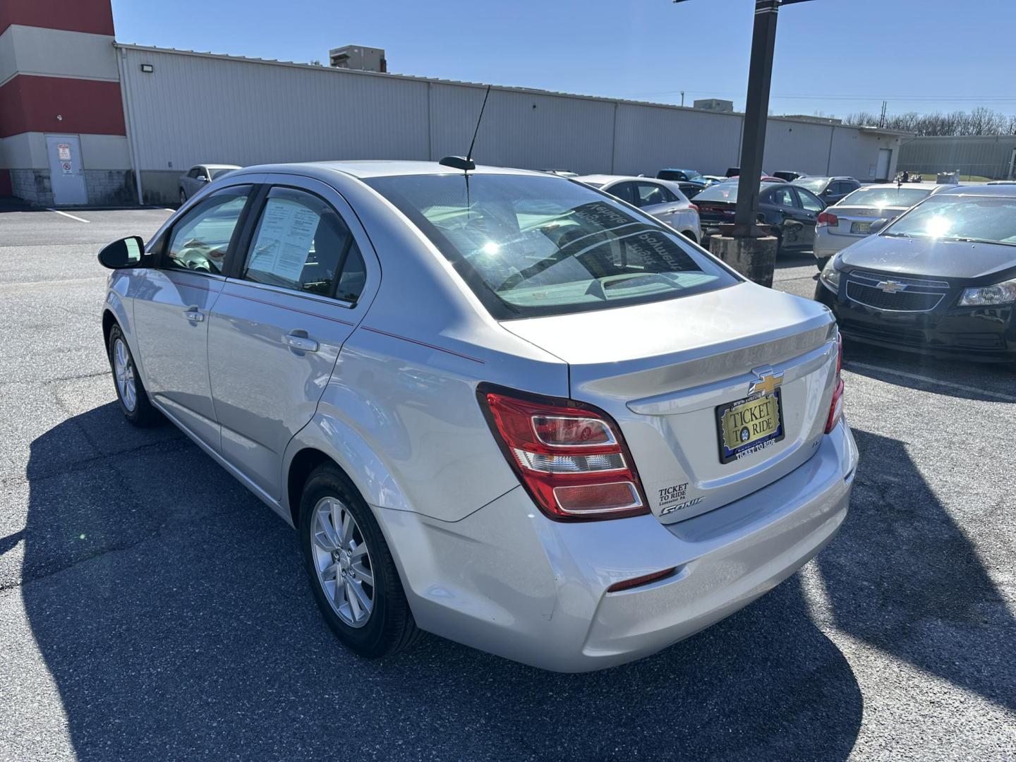 2017 SILVER Chevrolet Sonic LT Manual Sedan (1G1JD5SH5H4) with an 1.8L L4 DOHC 24V engine, 5M transmission, located at 1254 Manheim Pike, Lancaster, PA, 17601, (717) 393-9133, 40.062870, -76.323273 - Photo#5