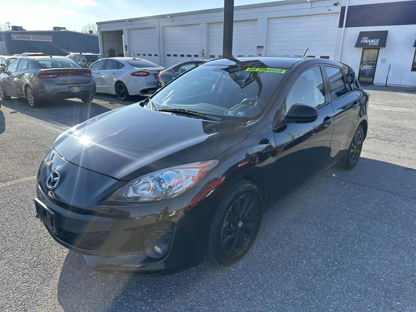2013 BLACK* Mazda MAZDA3 i Touring MT 5-Door (JM1BL1LP3D1) with an 2.0L L4 DOHC 16V engine, 5-Speed Manual transmission, located at 1254 Manheim Pike, Lancaster, PA, 17601, (717) 393-9133, 40.062870, -76.323273 - Photo#0