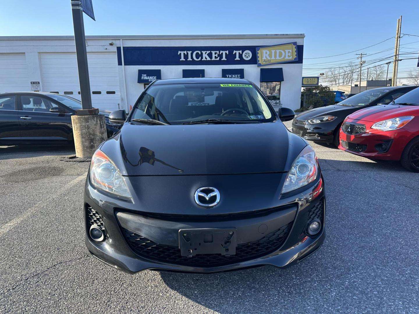 2013 BLACK* Mazda MAZDA3 i Touring MT 5-Door (JM1BL1LP3D1) with an 2.0L L4 DOHC 16V engine, 5-Speed Manual transmission, located at 1254 Manheim Pike, Lancaster, PA, 17601, (717) 393-9133, 40.062870, -76.323273 - Photo#1