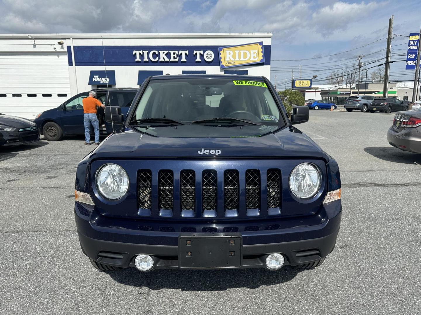 2017 BLUE Jeep Patriot Latitude 4WD (1C4NJRFB2HD) with an 2.4L L4 DOHC 16V engine, located at 1254 Manheim Pike, Lancaster, PA, 17601, (717) 393-9133, 40.062870, -76.323273 - Photo#3