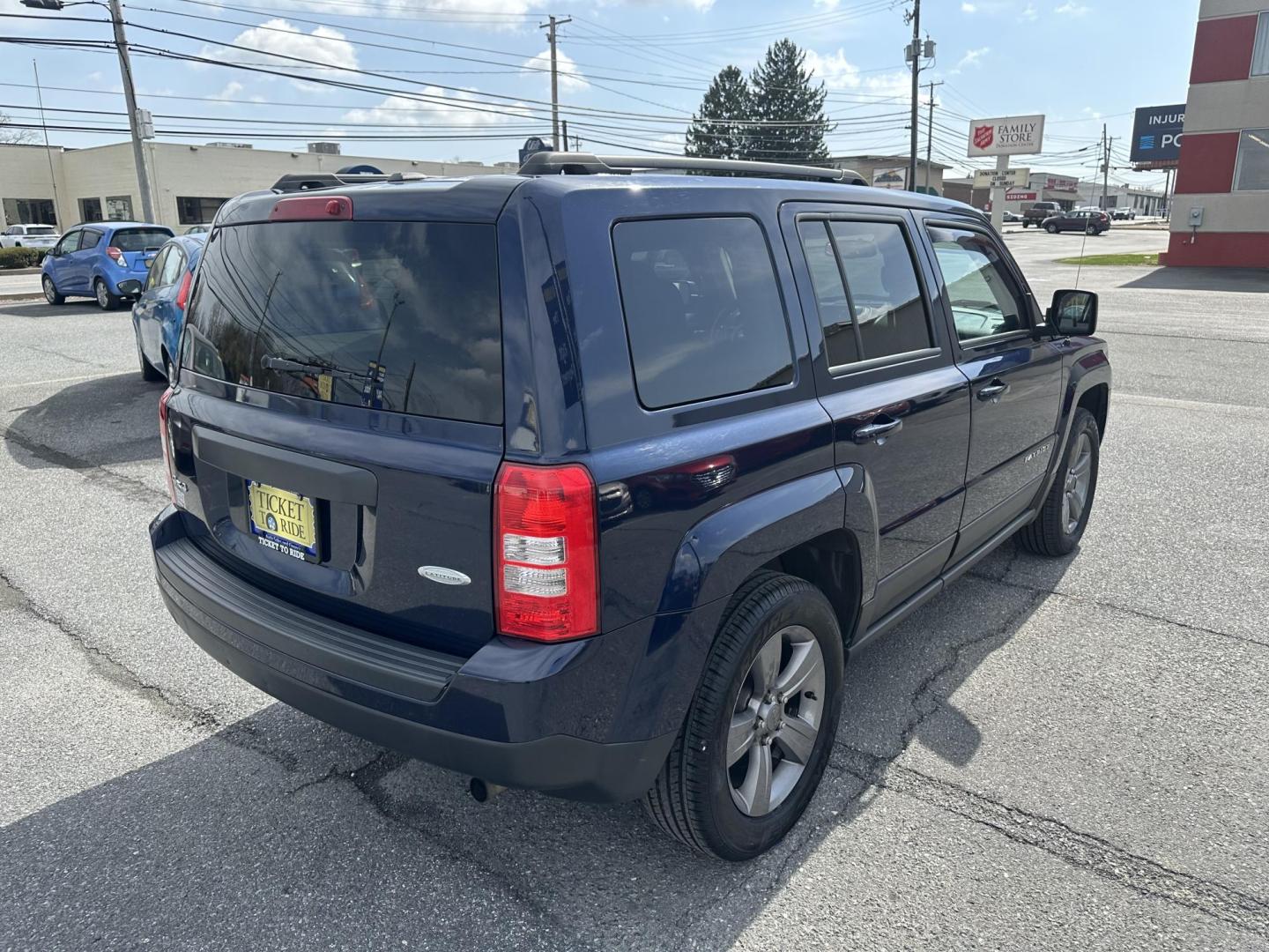 2017 BLUE Jeep Patriot Latitude 4WD (1C4NJRFB2HD) with an 2.4L L4 DOHC 16V engine, located at 1254 Manheim Pike, Lancaster, PA, 17601, (717) 393-9133, 40.062870, -76.323273 - Photo#4