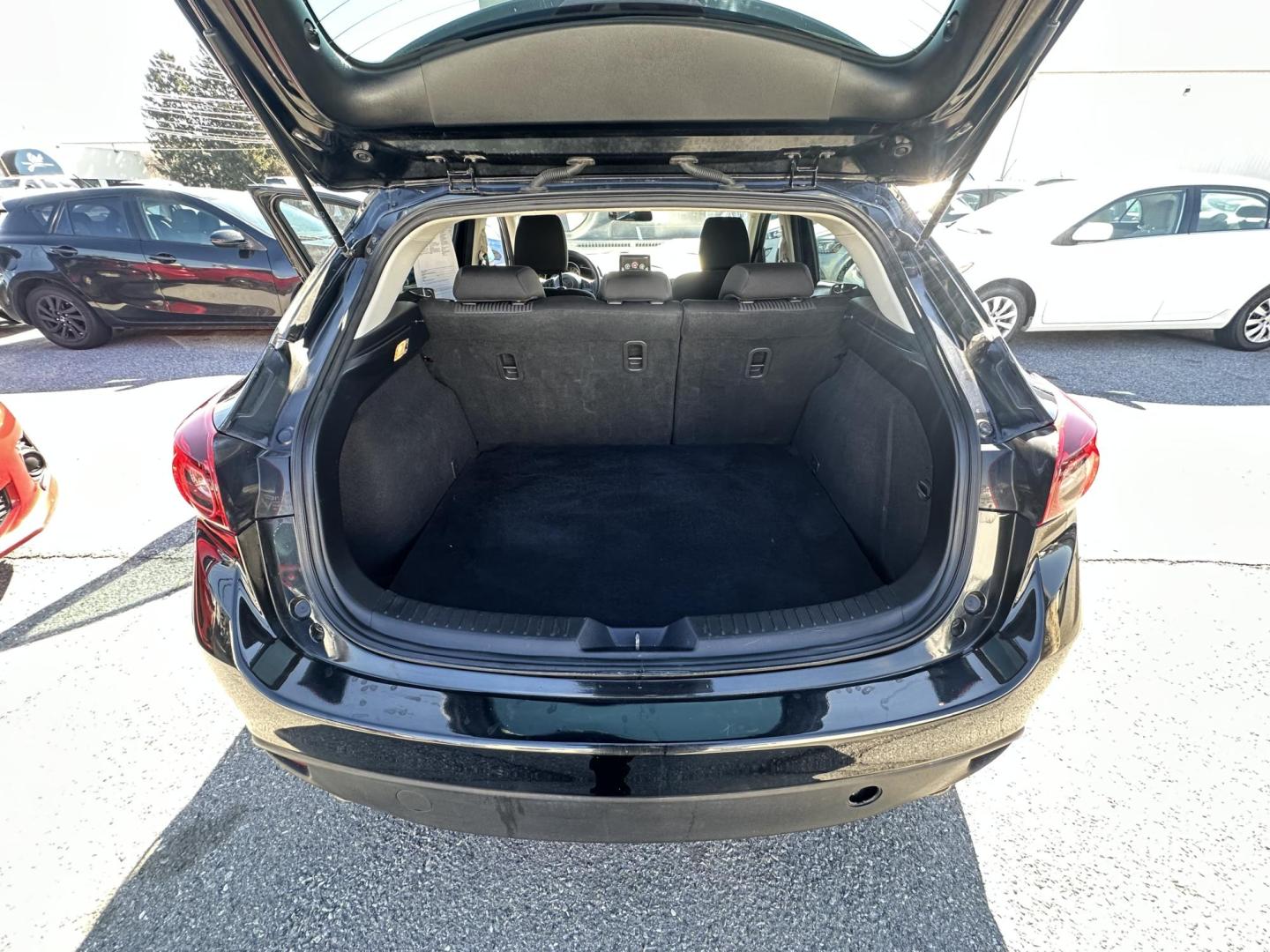 2015 BLACK Mazda MAZDA3 i Touring AT 5-Door (3MZBM1L72FM) with an 2.0L L4 DOHC 16V engine, 6-Speed Automatic transmission, located at 1254 Manheim Pike, Lancaster, PA, 17601, (717) 393-9133, 40.062870, -76.323273 - Photo#10