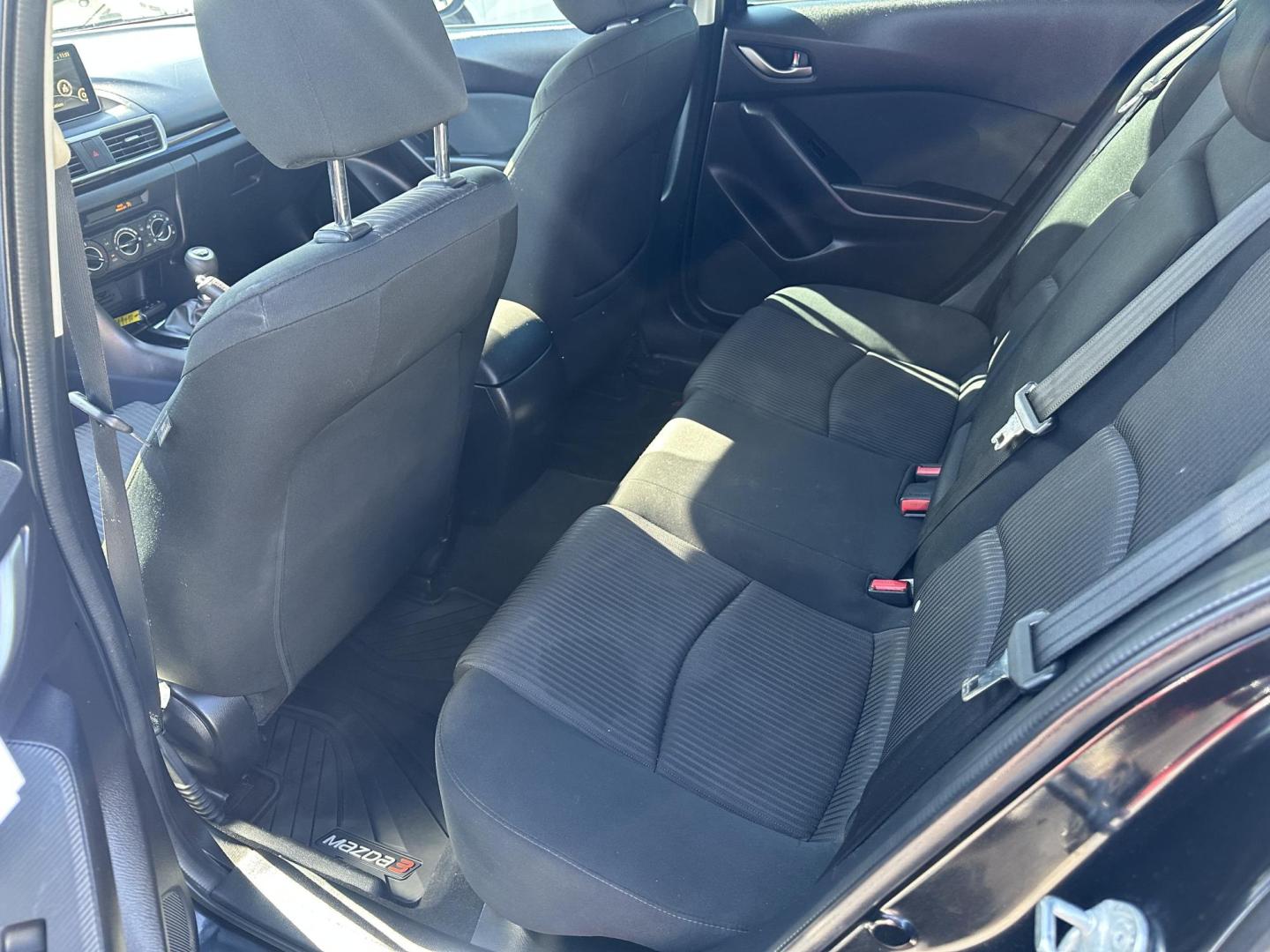 2015 BLACK Mazda MAZDA3 i Touring AT 5-Door (3MZBM1L72FM) with an 2.0L L4 DOHC 16V engine, 6-Speed Automatic transmission, located at 1254 Manheim Pike, Lancaster, PA, 17601, (717) 393-9133, 40.062870, -76.323273 - Photo#12