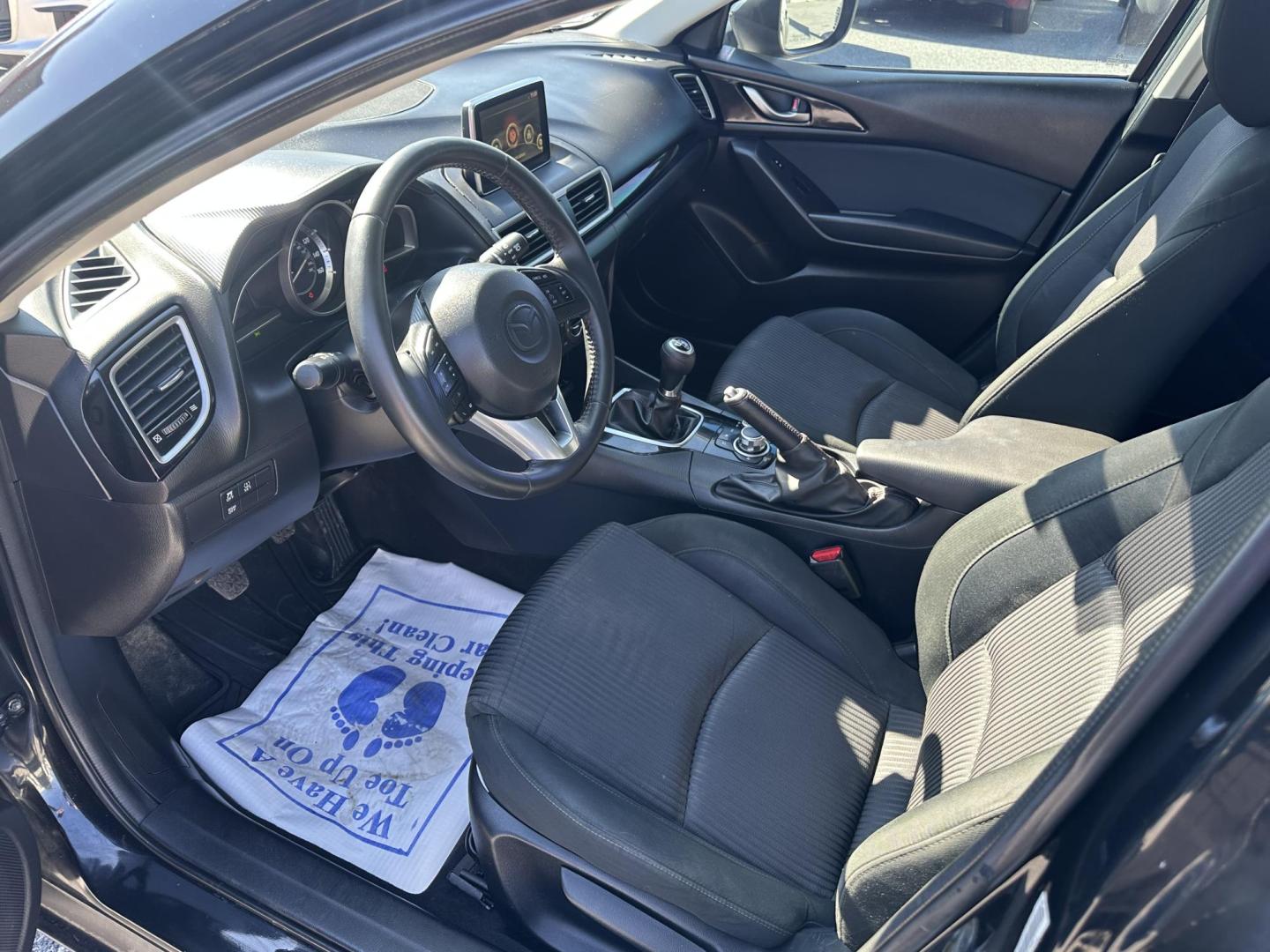 2015 BLACK Mazda MAZDA3 i Touring AT 5-Door (3MZBM1L72FM) with an 2.0L L4 DOHC 16V engine, 6-Speed Automatic transmission, located at 1254 Manheim Pike, Lancaster, PA, 17601, (717) 393-9133, 40.062870, -76.323273 - Photo#6