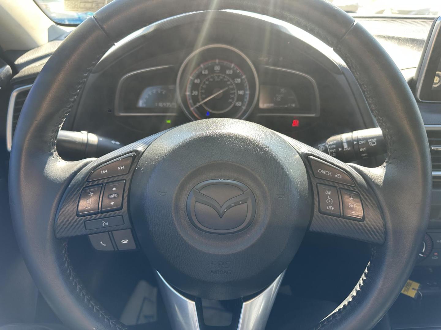 2015 BLACK Mazda MAZDA3 i Touring AT 5-Door (3MZBM1L72FM) with an 2.0L L4 DOHC 16V engine, 6-Speed Automatic transmission, located at 1254 Manheim Pike, Lancaster, PA, 17601, (717) 393-9133, 40.062870, -76.323273 - Photo#8