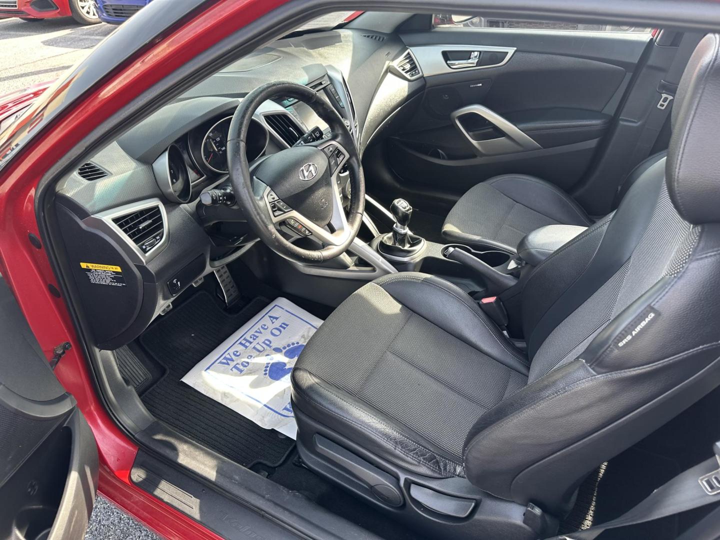 2013 RED Hyundai Veloster Base (KMHTC6AD8DU) with an 1.6L L4 DOHC 16V engine, located at 1254 Manheim Pike, Lancaster, PA, 17601, (717) 393-9133, 40.062870, -76.323273 - Photo#8