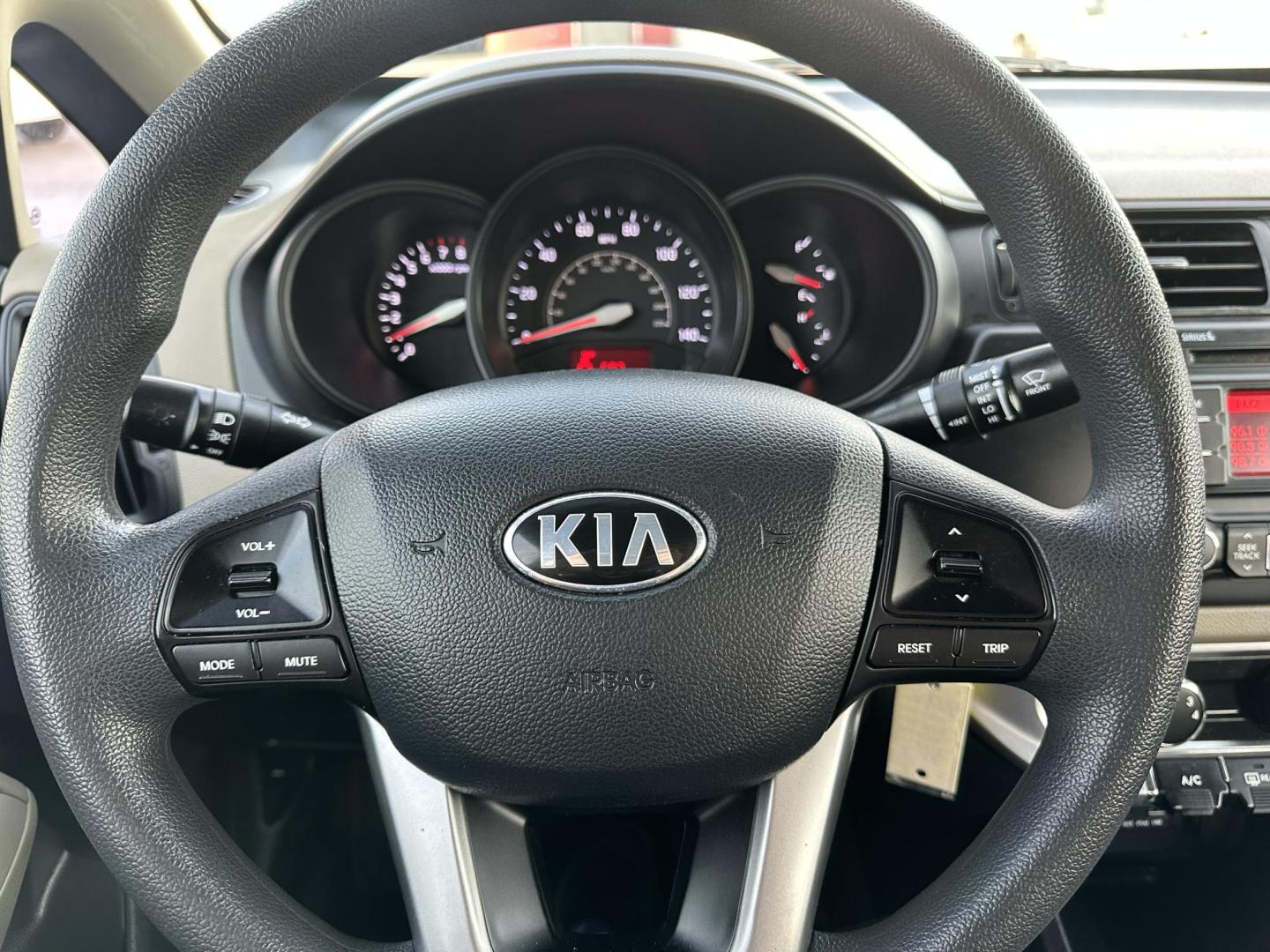 2014 BLACK Kia Rio LX (KNADM4A33E6) with an 1.6L L4 DOHC 16V engine, located at 1254 Manheim Pike, Lancaster, PA, 17601, (717) 393-9133, 40.062870, -76.323273 - Photo#11